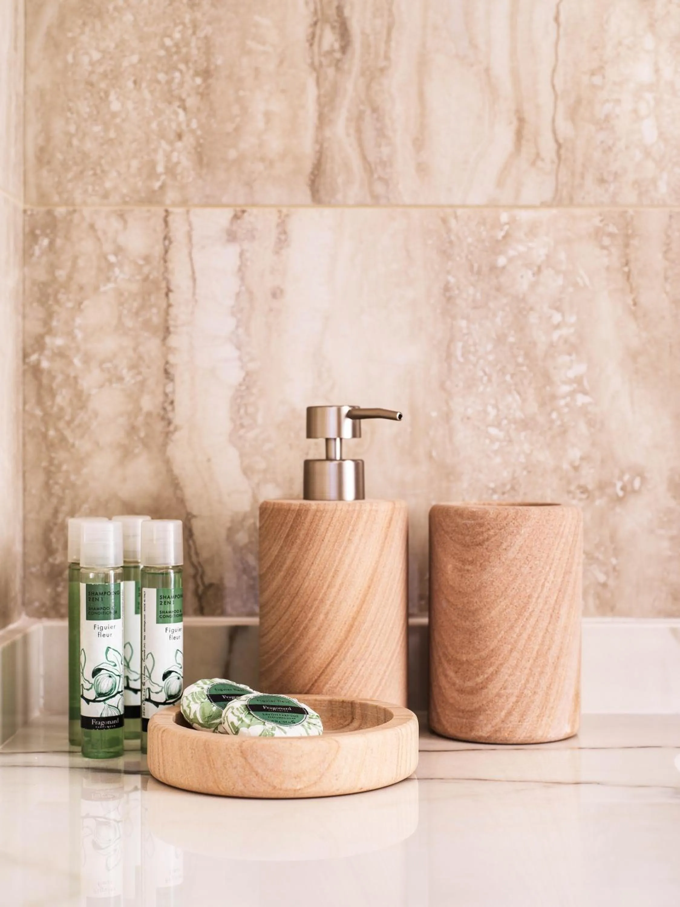 Bathroom in LIV Mackenzie Beach Suites Larnaca ADULTS ONLY