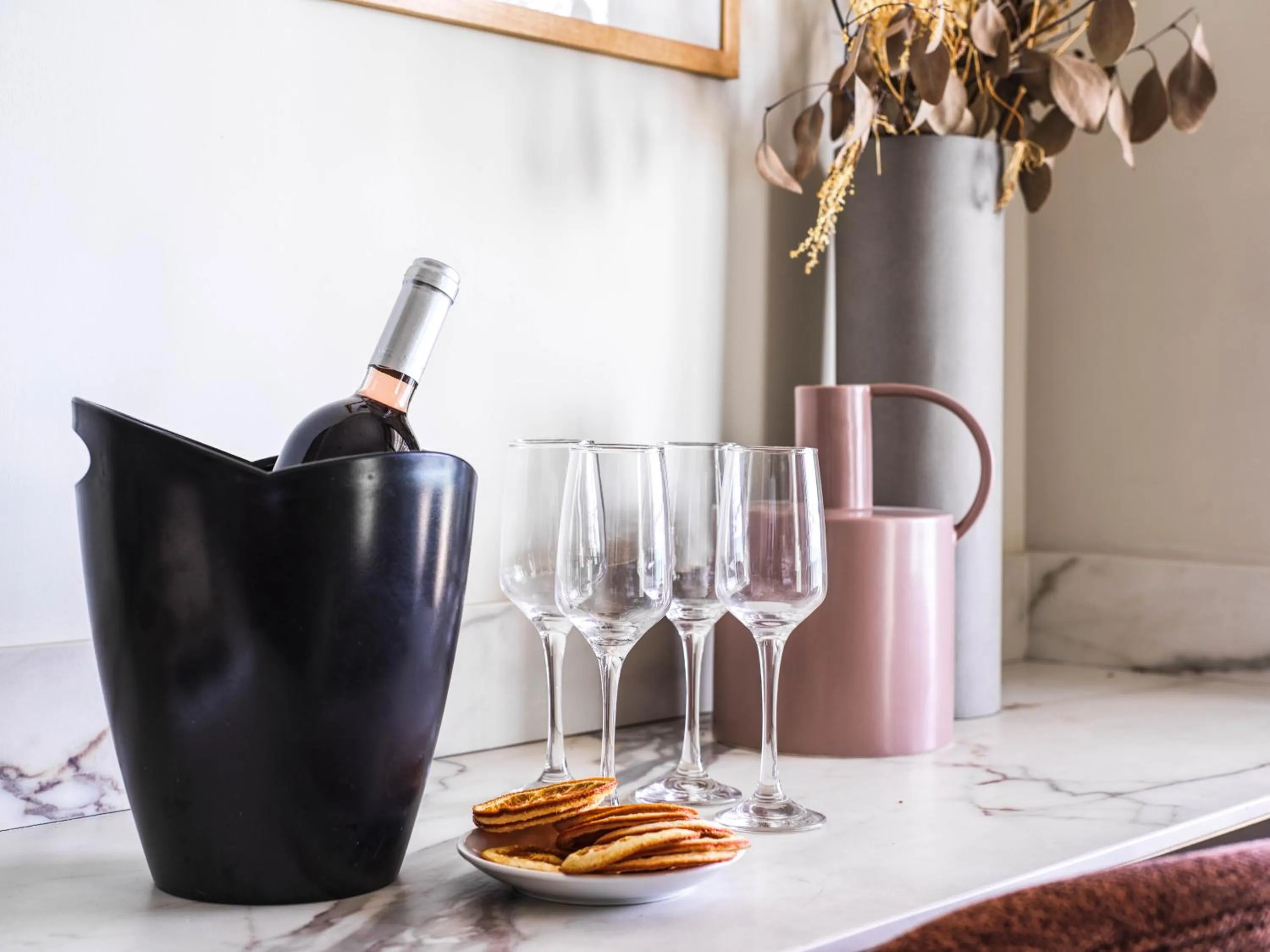 Food and drinks in LIV Mackenzie Beach Suites Larnaca ADULTS ONLY