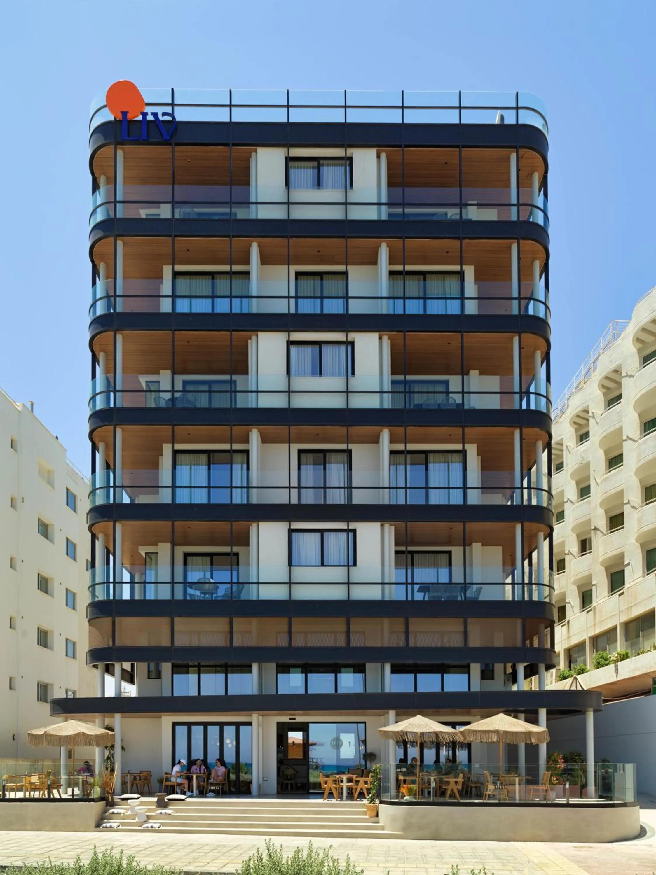 Property building in LIV Mackenzie Beach Suites Larnaca ADULTS ONLY