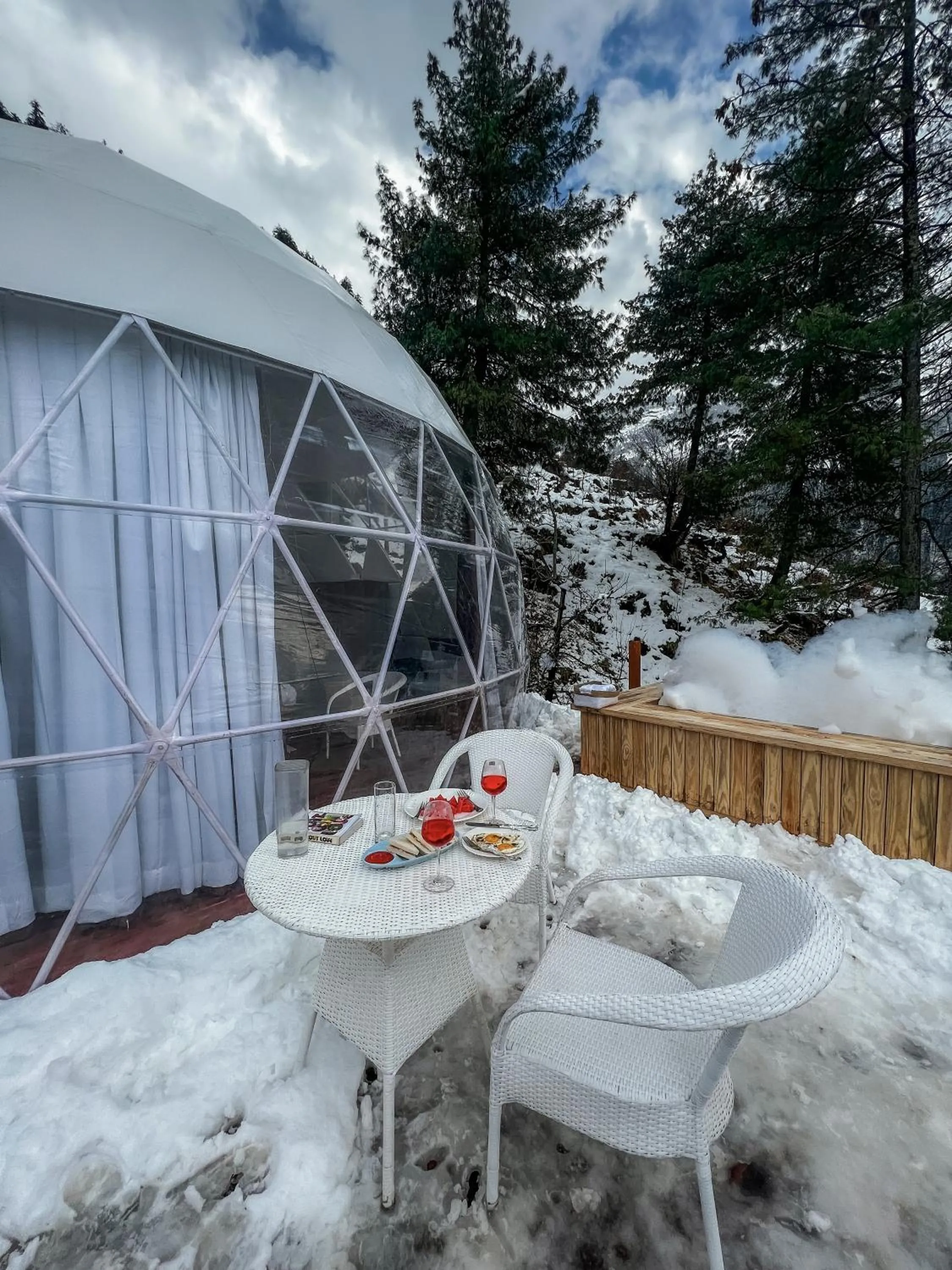 Balcony/Terrace in GLAMPING CLUB