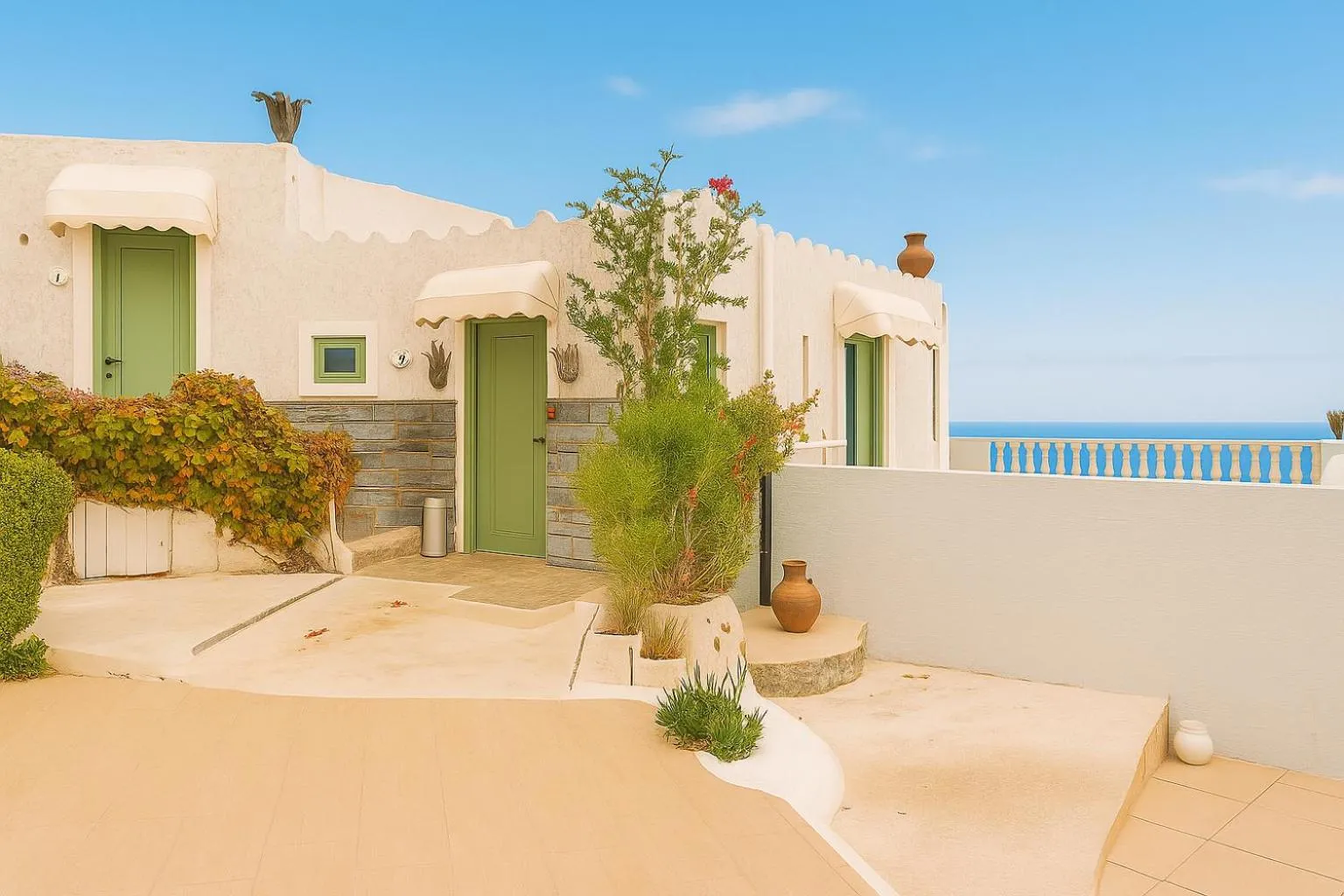 Property building in Korifi Suites - JR Villas Adults Only