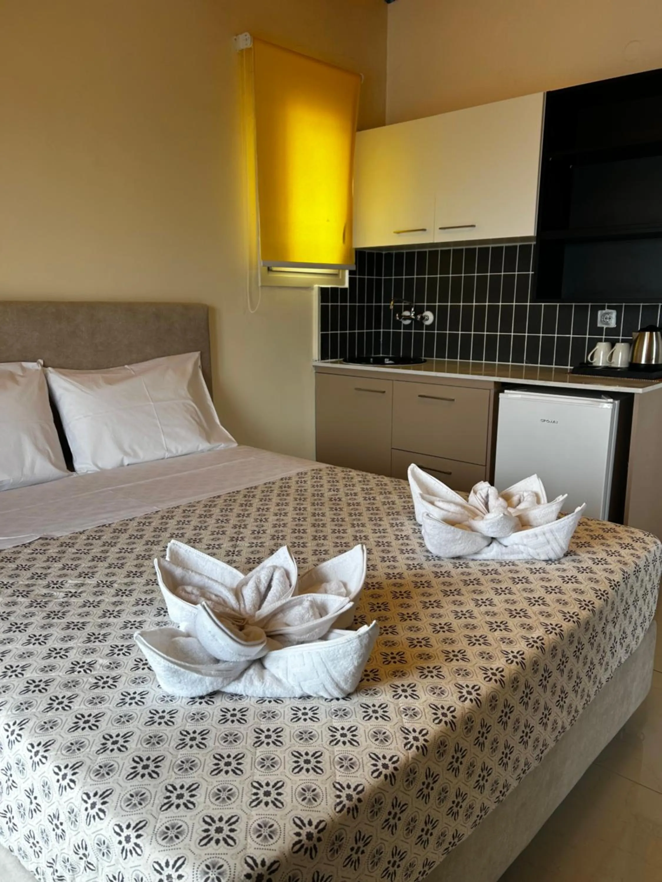 Bedroom, Bed in Korifi Suites - JR Villas Adults Only