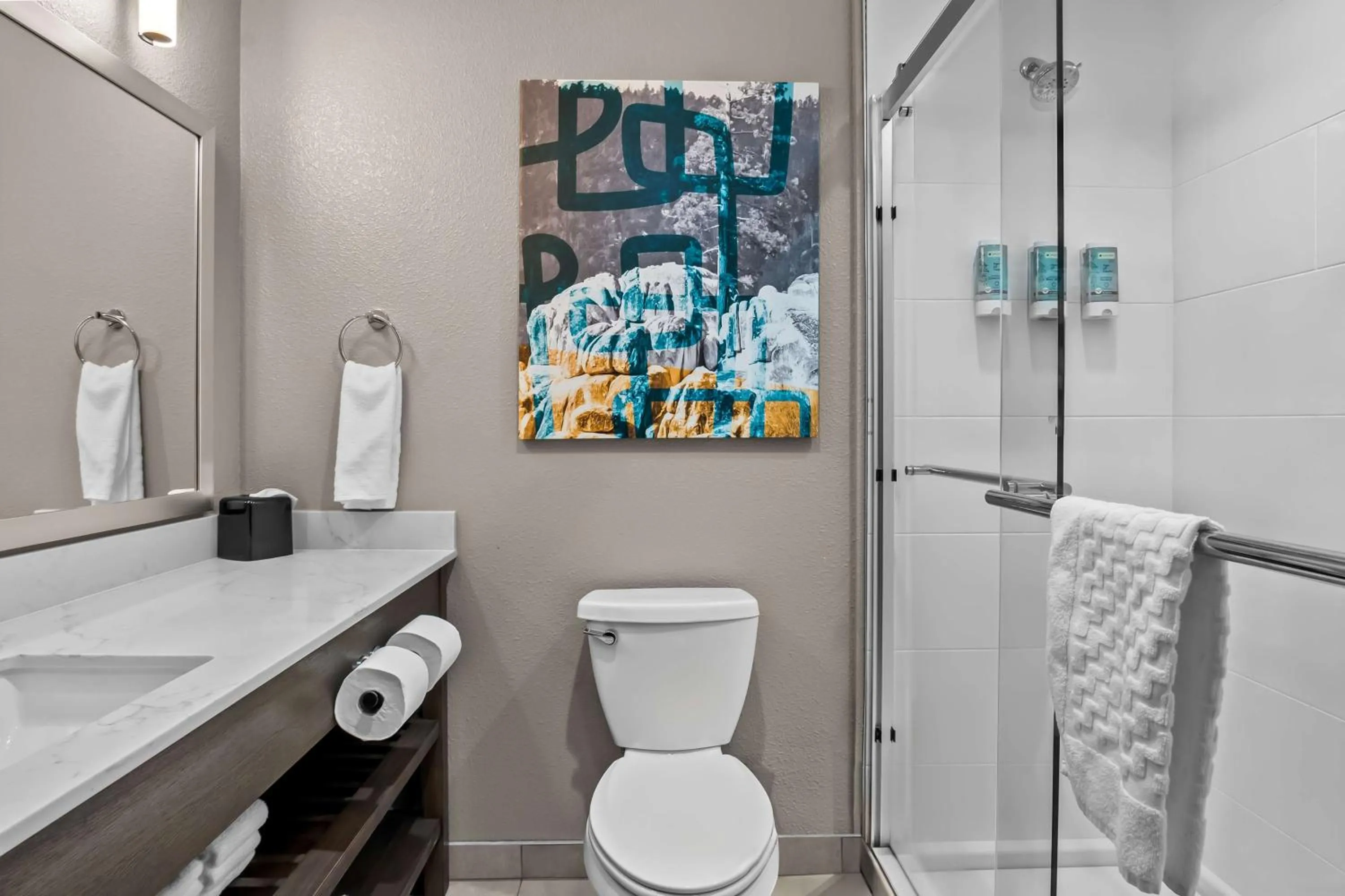 Bathroom in Best Western San Bernardino Hotel