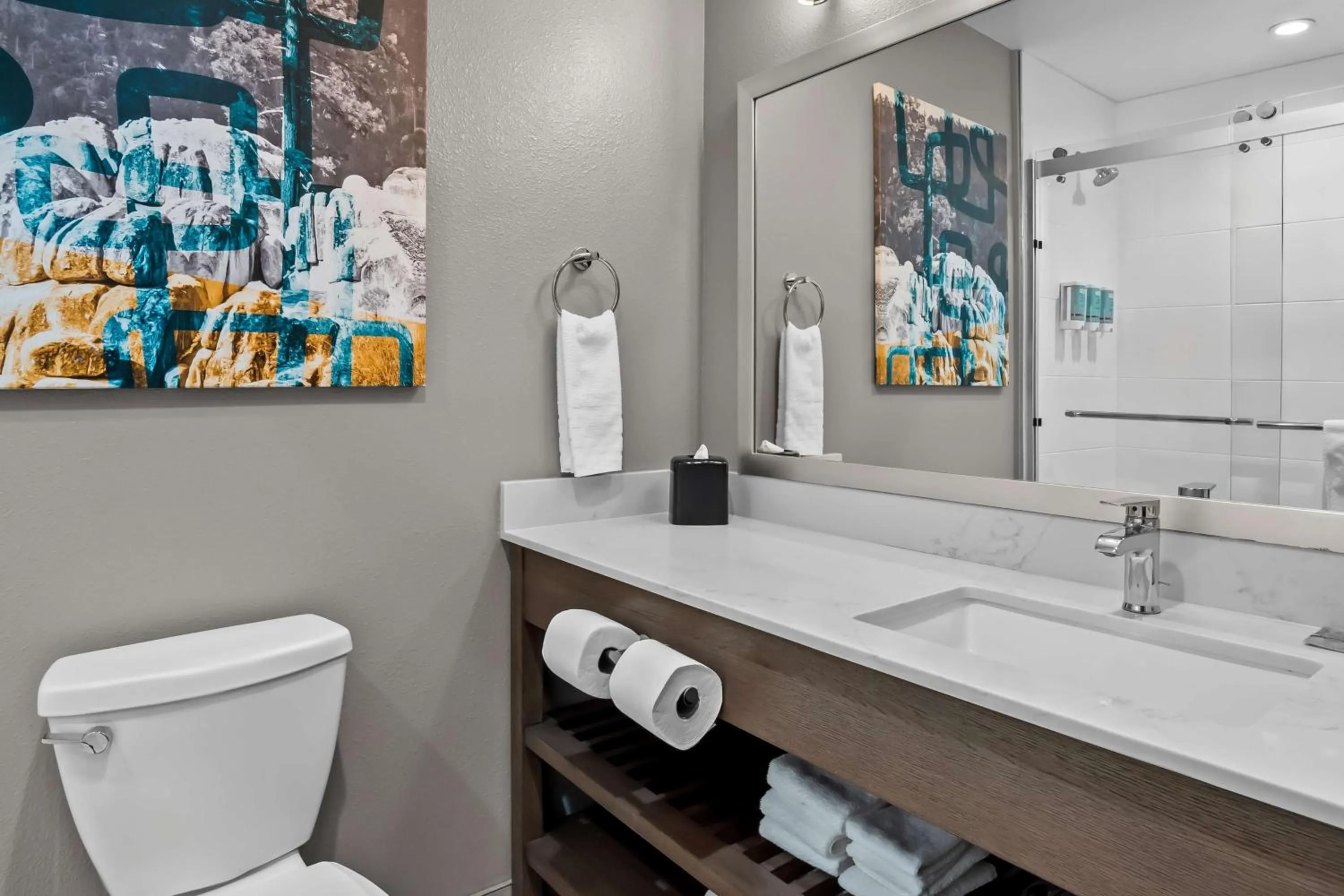 Bathroom in Best Western San Bernardino Hotel