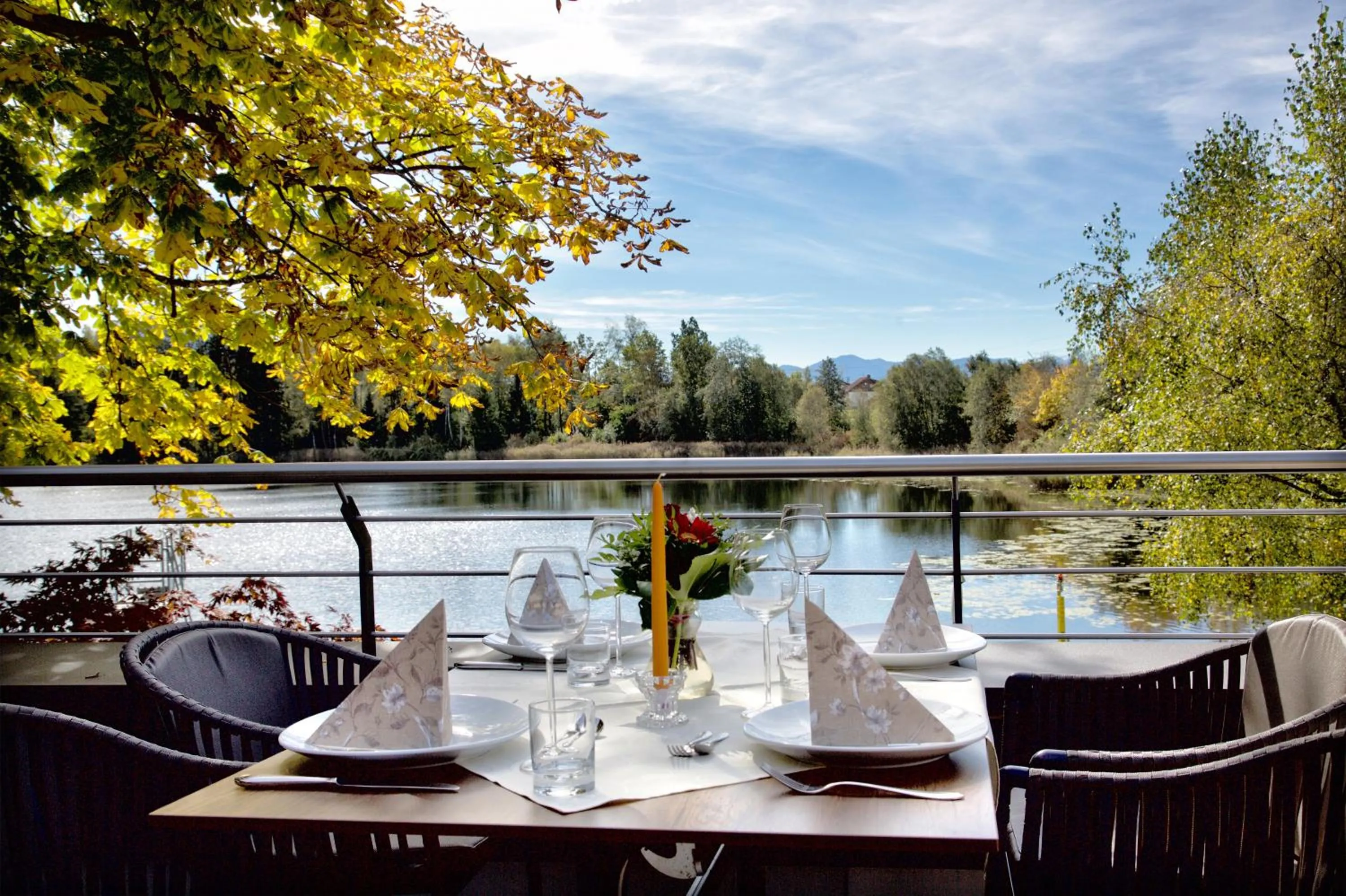 Balcony/Terrace in Hotel-Pension Seebad "Seegenuss-Natur-Spa"
