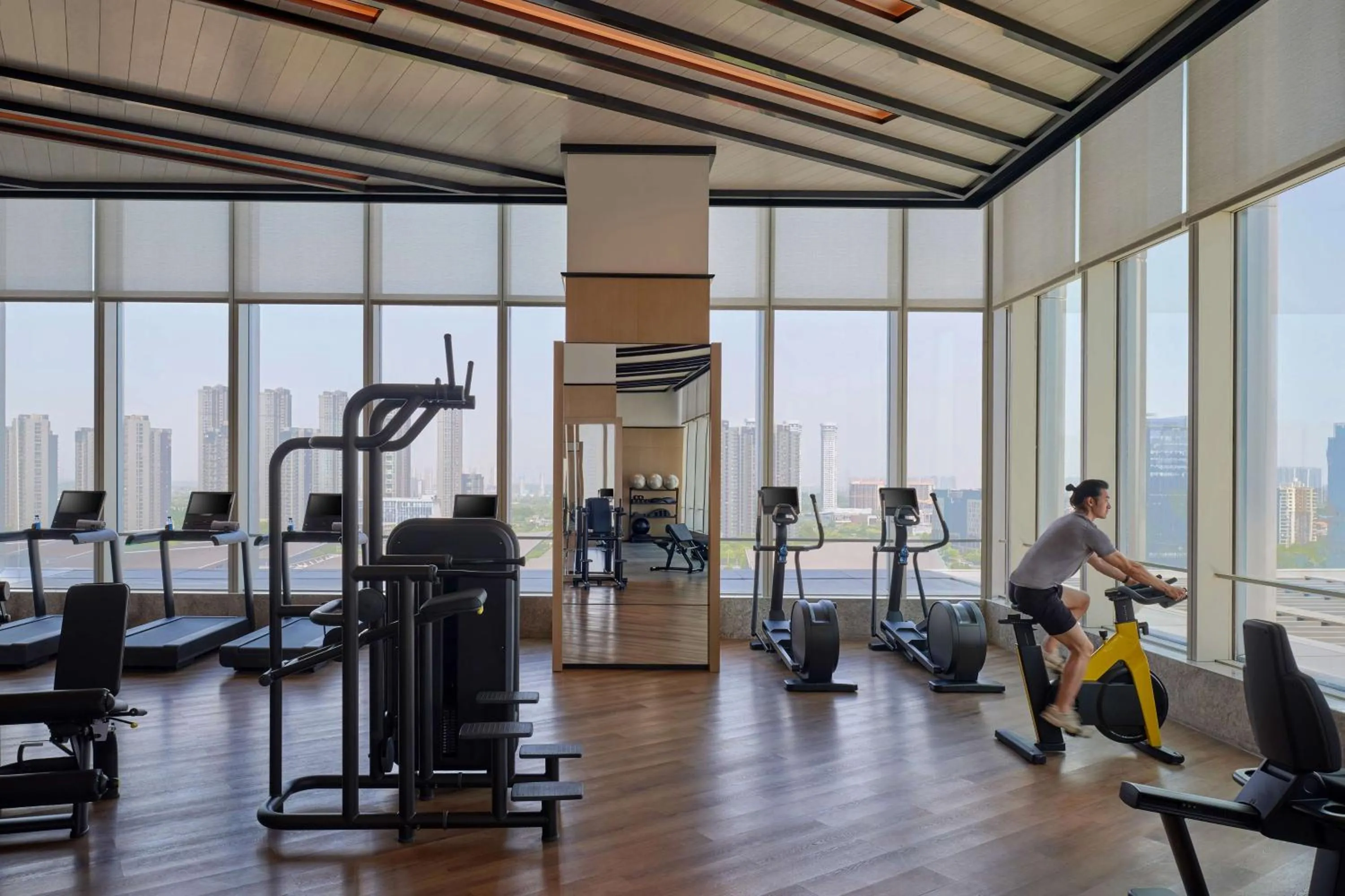 Fitness centre/facilities in Andaz Nanjing Hexi, By Hyatt