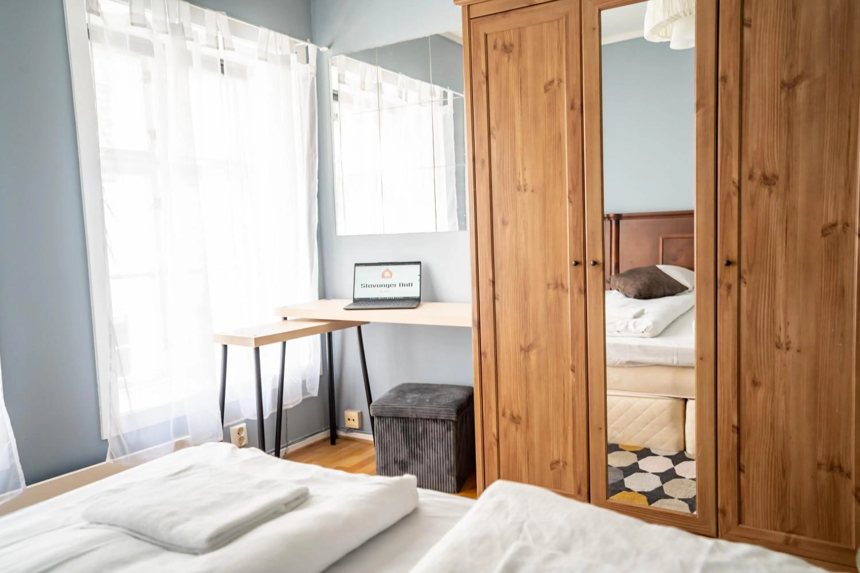 Bed in Brand-New 2bd Apt in Heart of Stavanger 0 min to Downtown