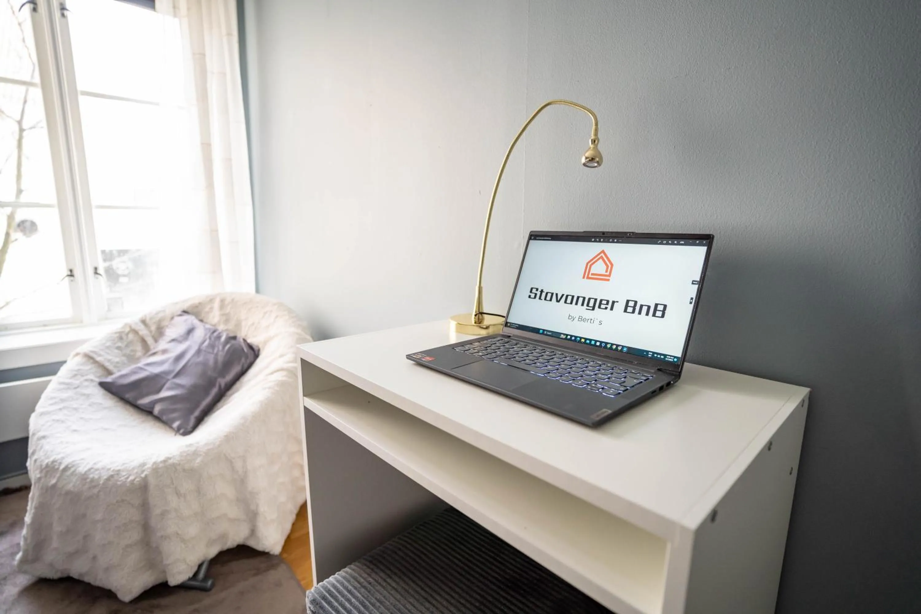 Bed in Brand-New 2bd Apt in Heart of Stavanger 0 min to Downtown