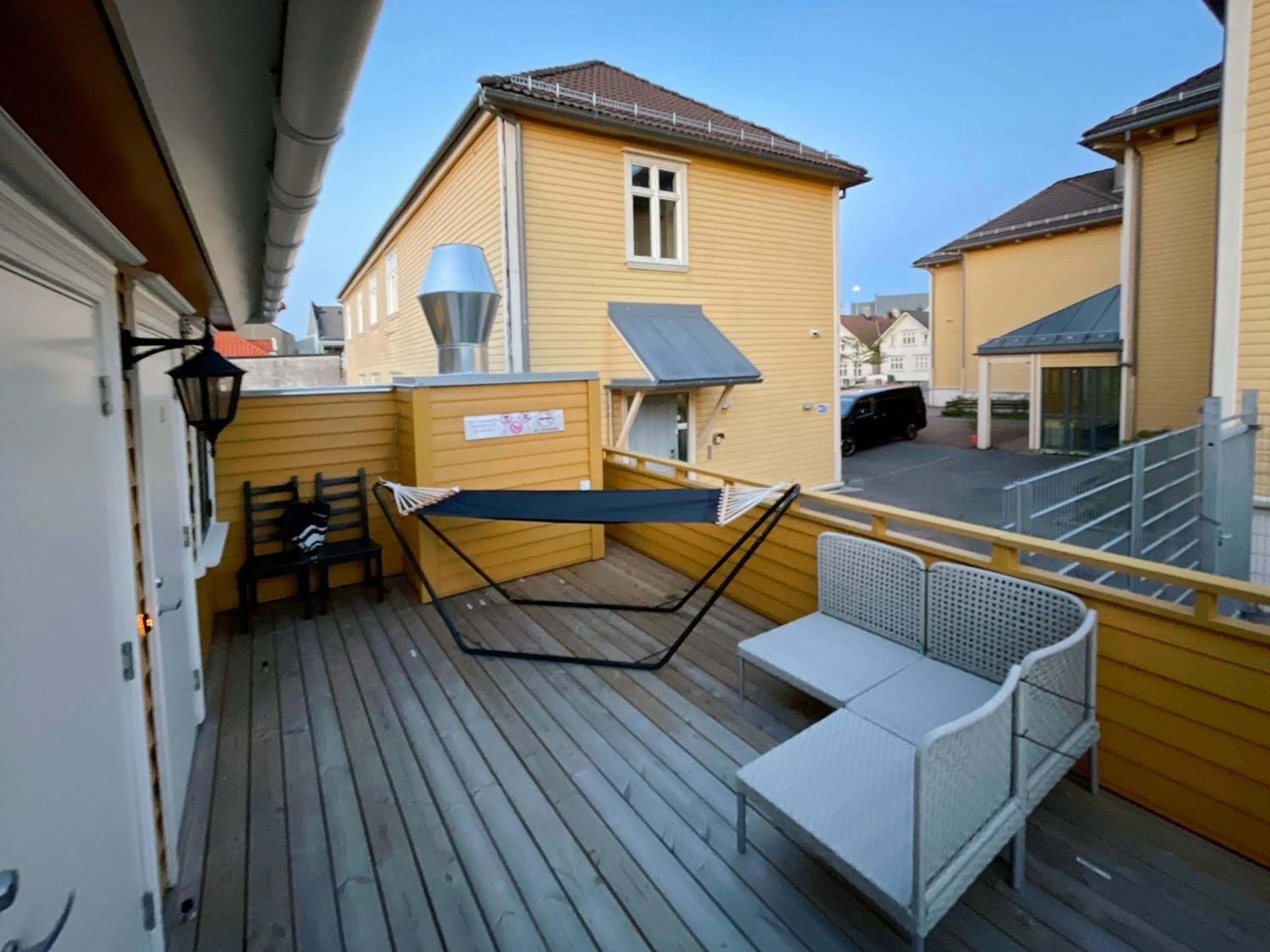 Balcony/Terrace in Stavanger Bnb at nicolas 11