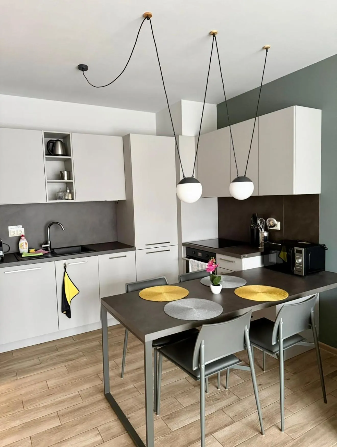 Kitchen or kitchenette in 7th Sense boutique apartments