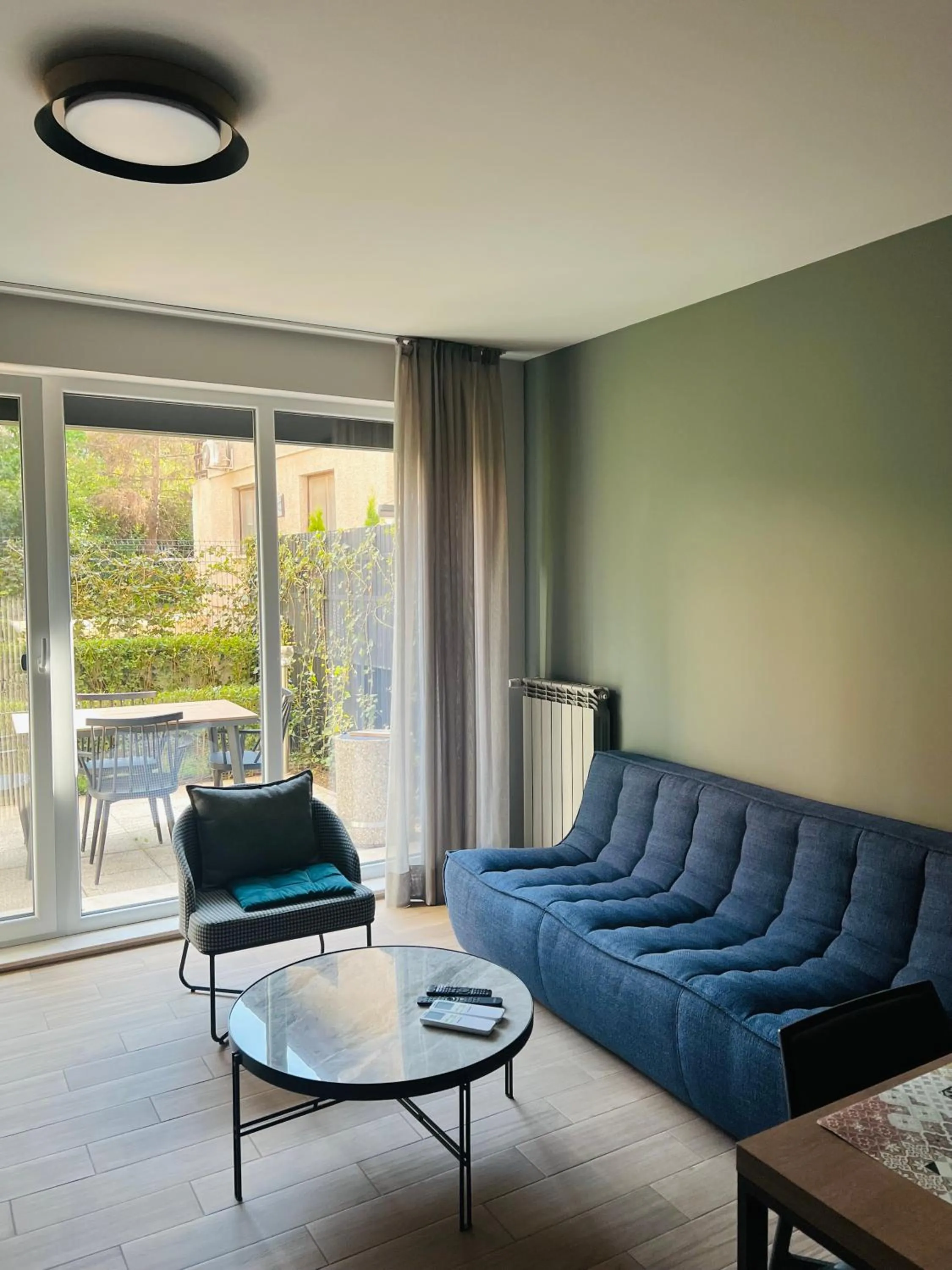 Living room in 7th Sense boutique apartments