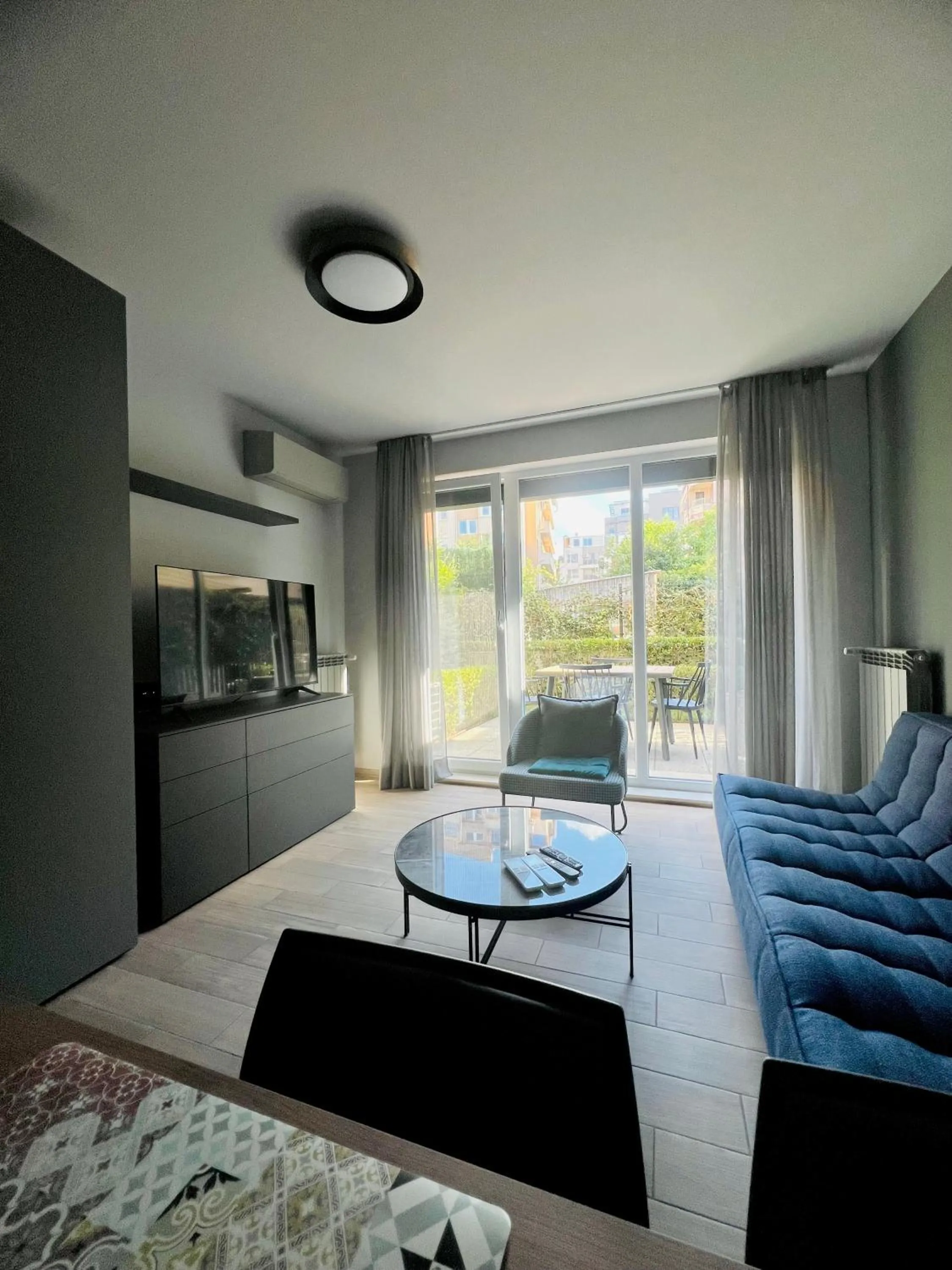 Living room in 7th Sense boutique apartments