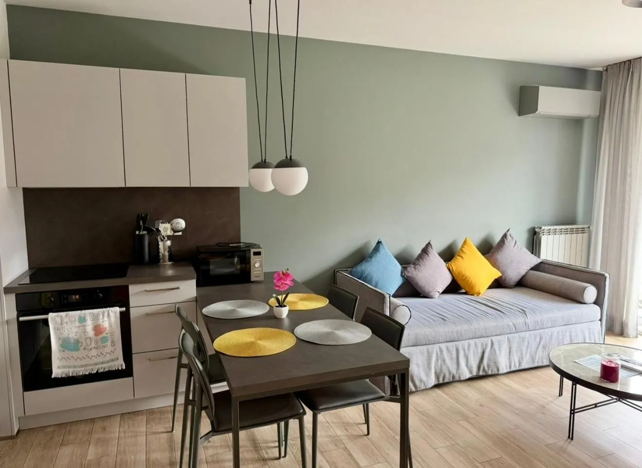 Kitchen or kitchenette in 7th Sense boutique apartments