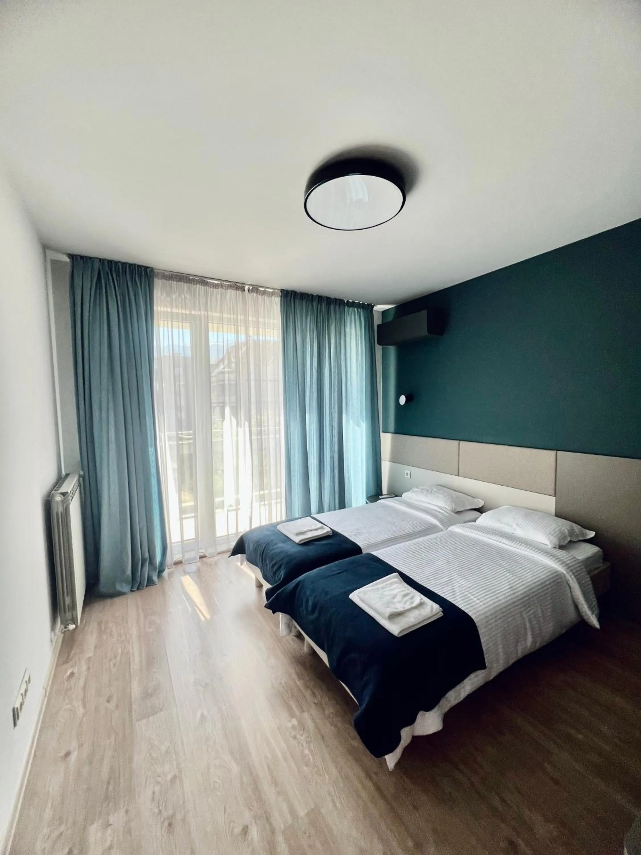 Bedroom, Bed in 7th Sense boutique apartments