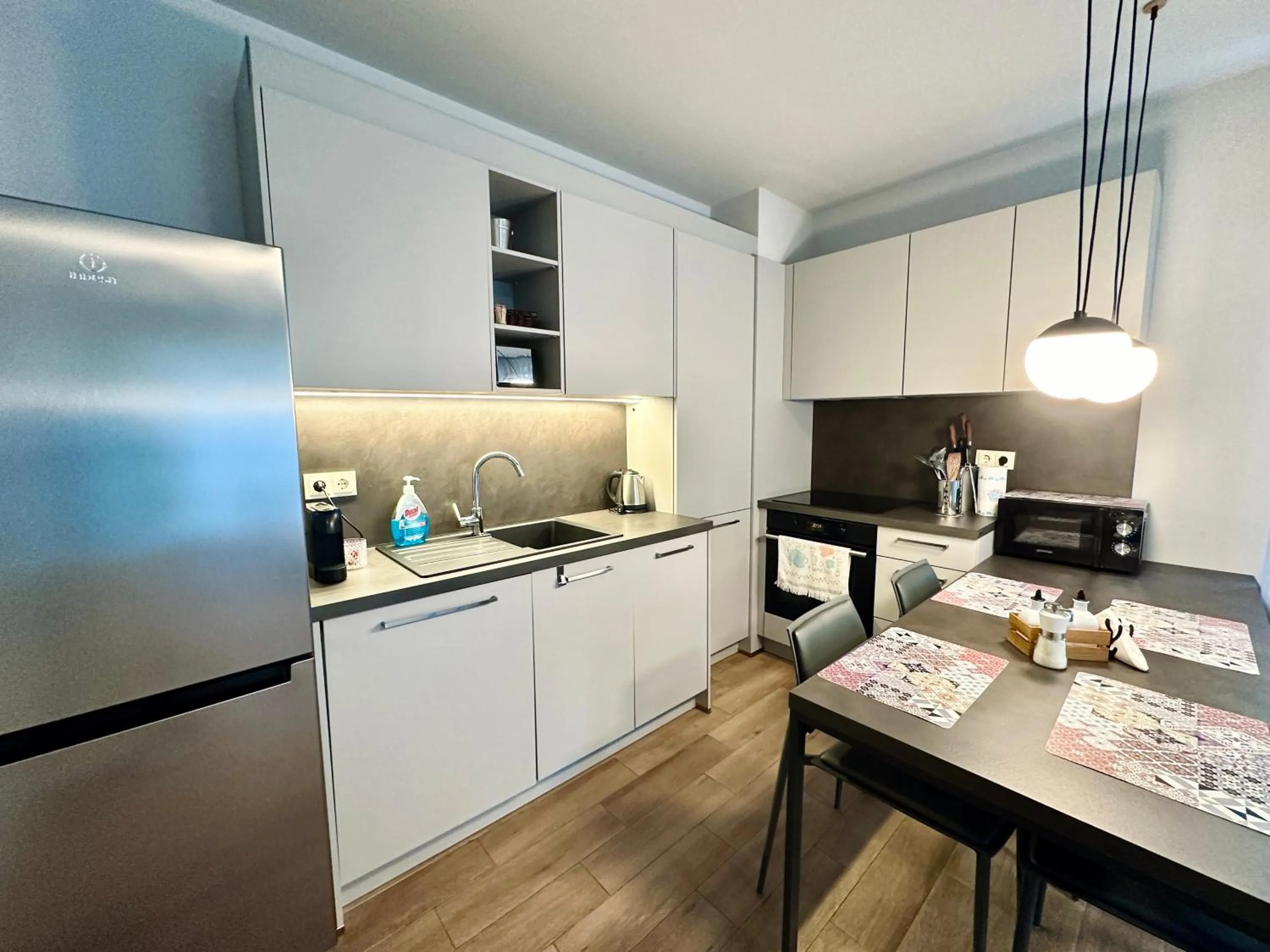Kitchen or kitchenette in 7th Sense boutique apartments
