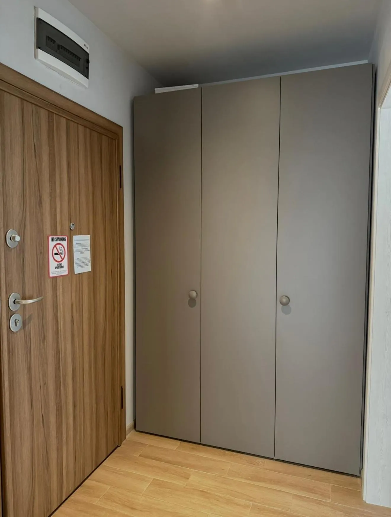 wardrobe in 7th Sense boutique apartments