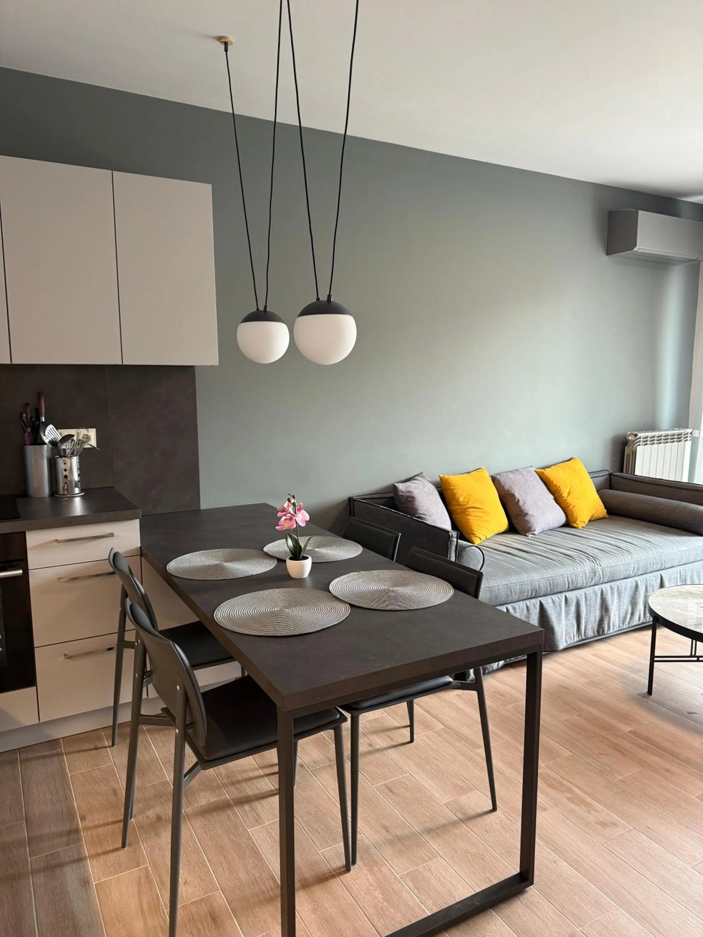 Dining area in 7th Sense boutique apartments