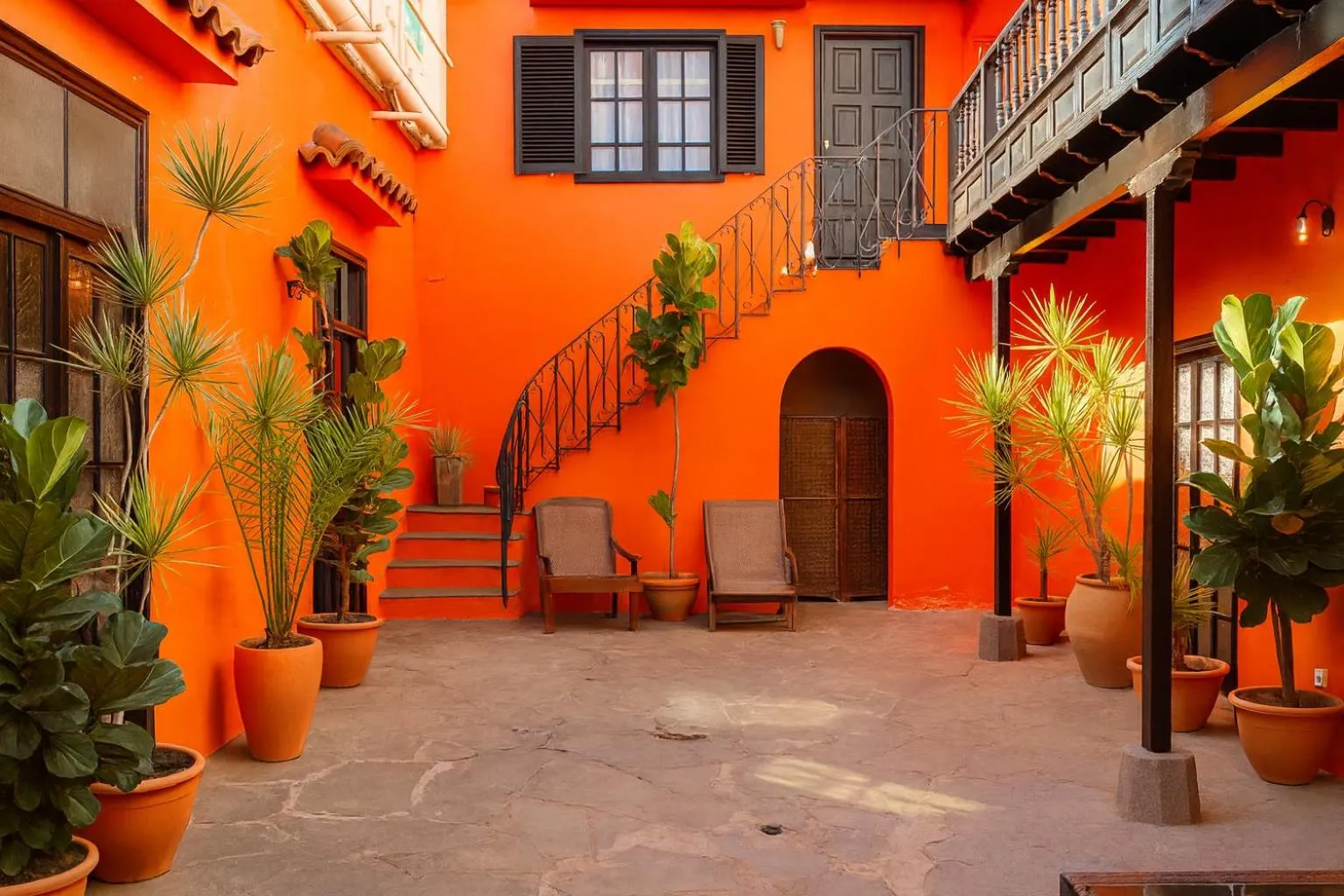 Patio in Hotel Rural Villa del Monte