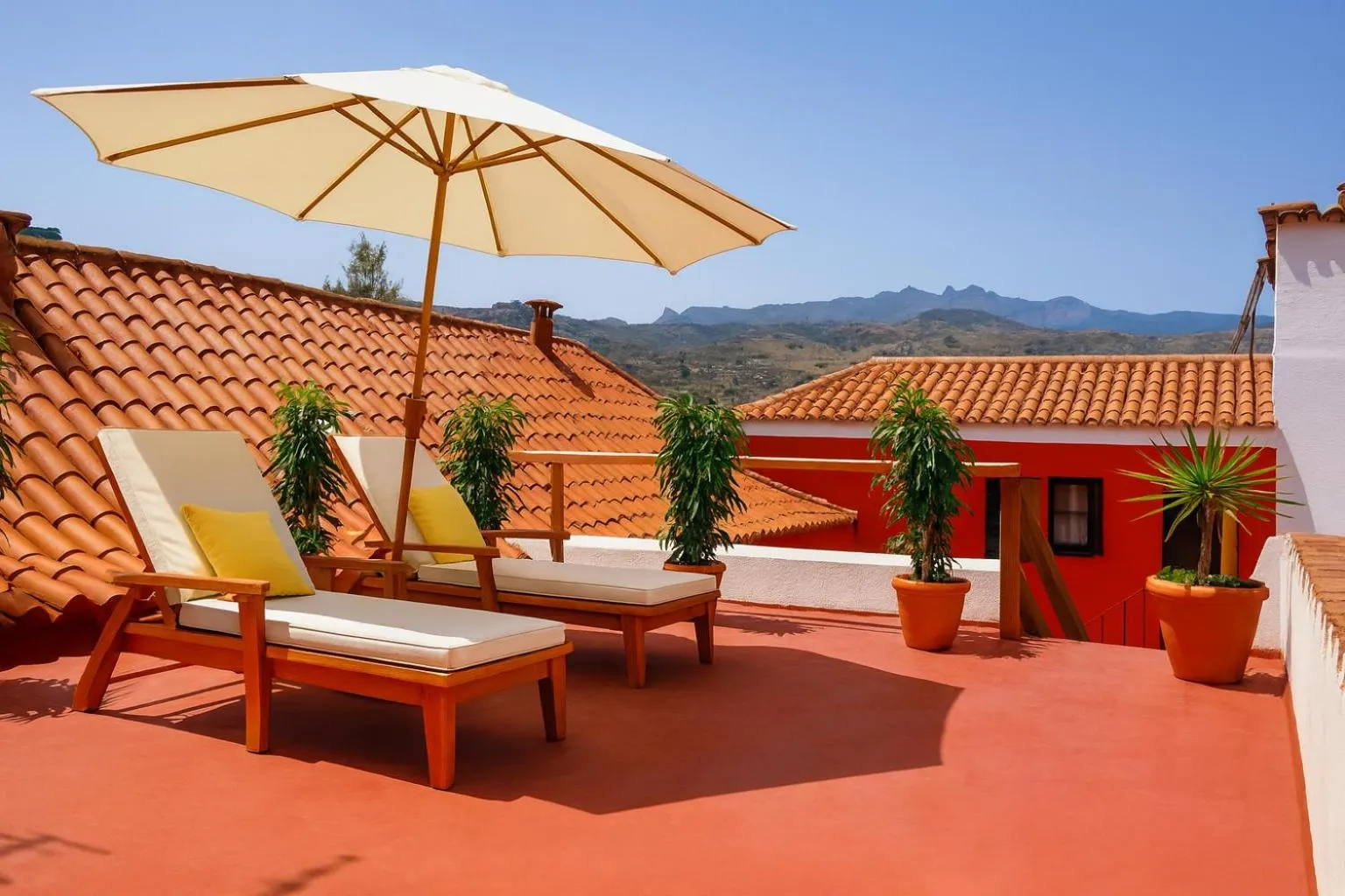 Natural landscape in Hotel Rural Villa del Monte