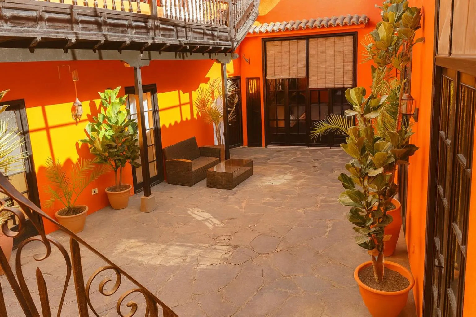 Patio in Hotel Rural Villa del Monte