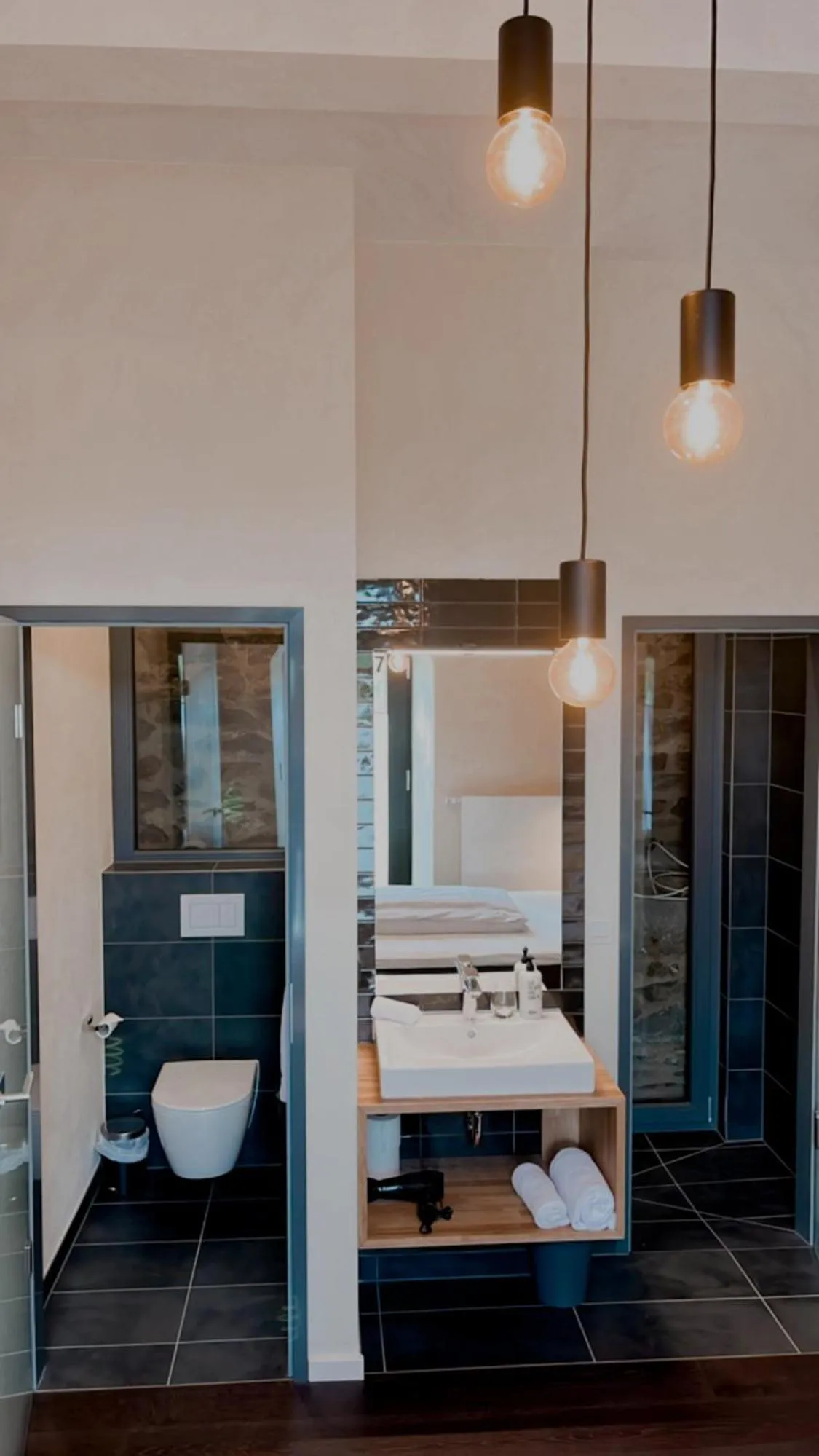 Shower in Hofgut Schmitte