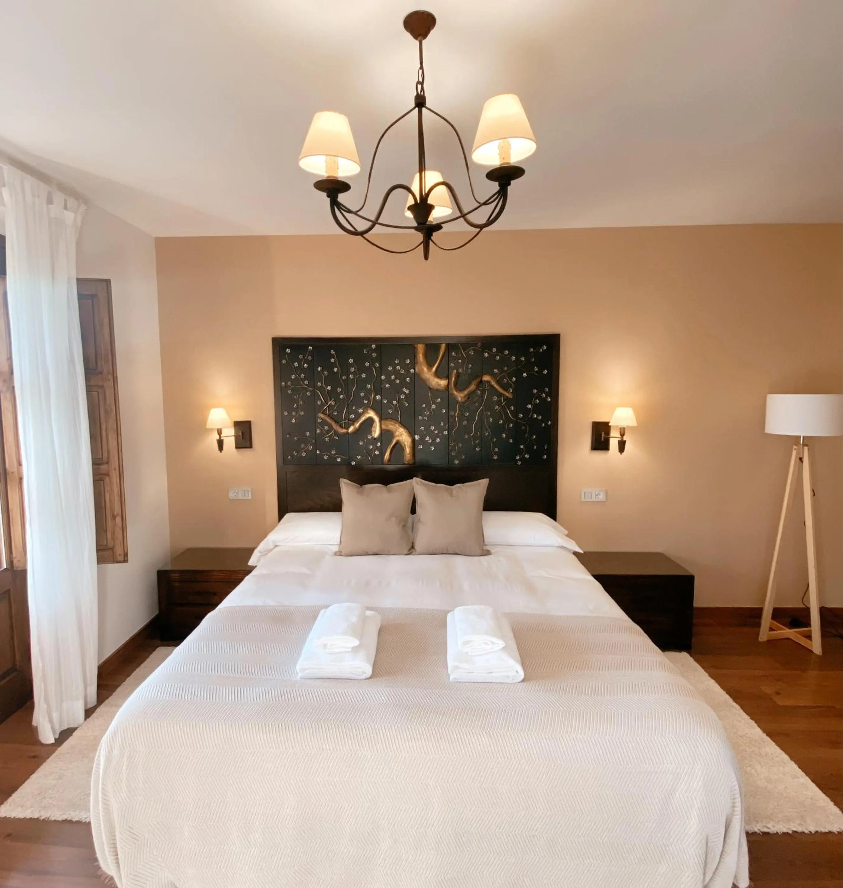 Bed in Hotel Rural Candela y Plata