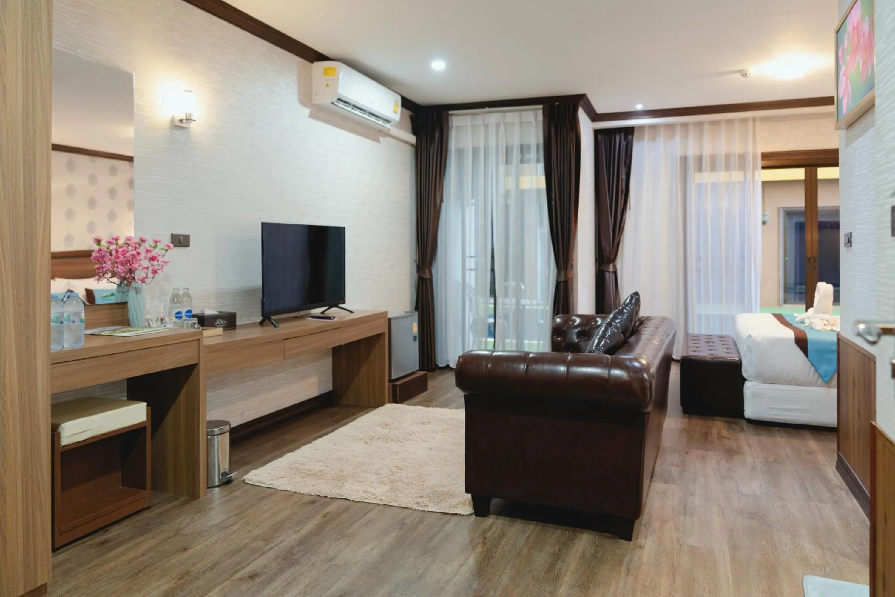 Area and facilities, Bed in Baan Plaifah Khao Yai Hotel