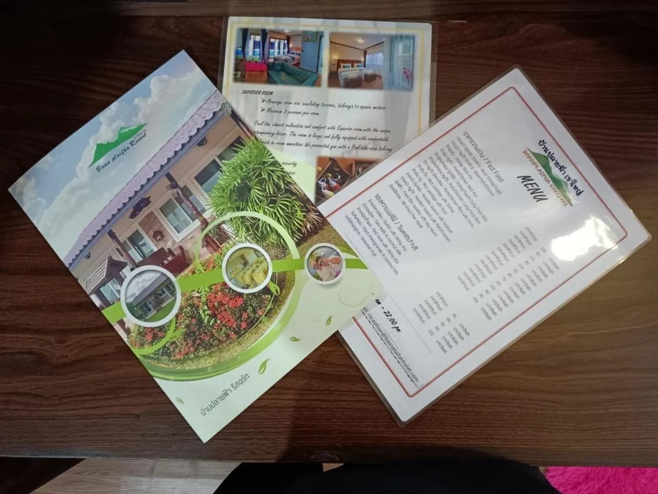 Decorative detail in Baan Plaifah Khao Yai Hotel