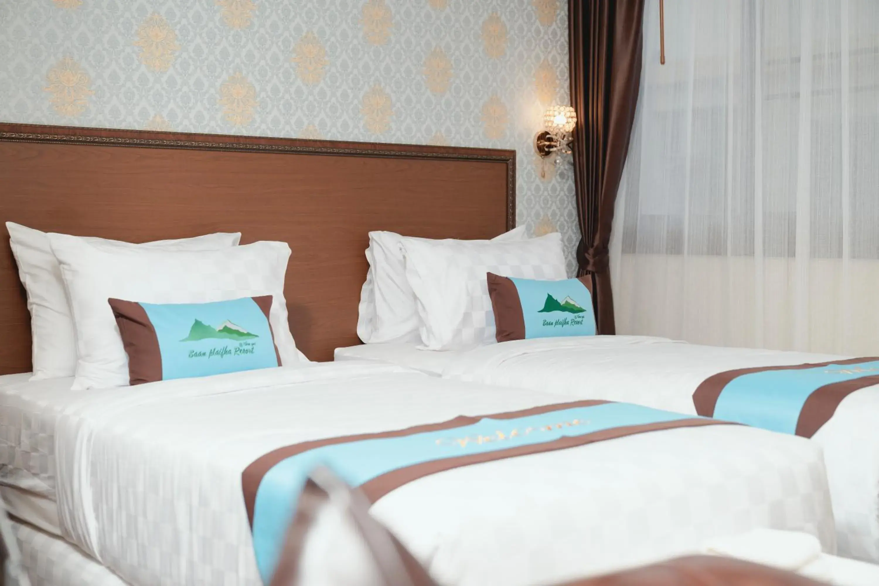 Bed in Baan Plaifah Khao Yai Hotel Bed in Baan Plaifah Khao Yai Hotel