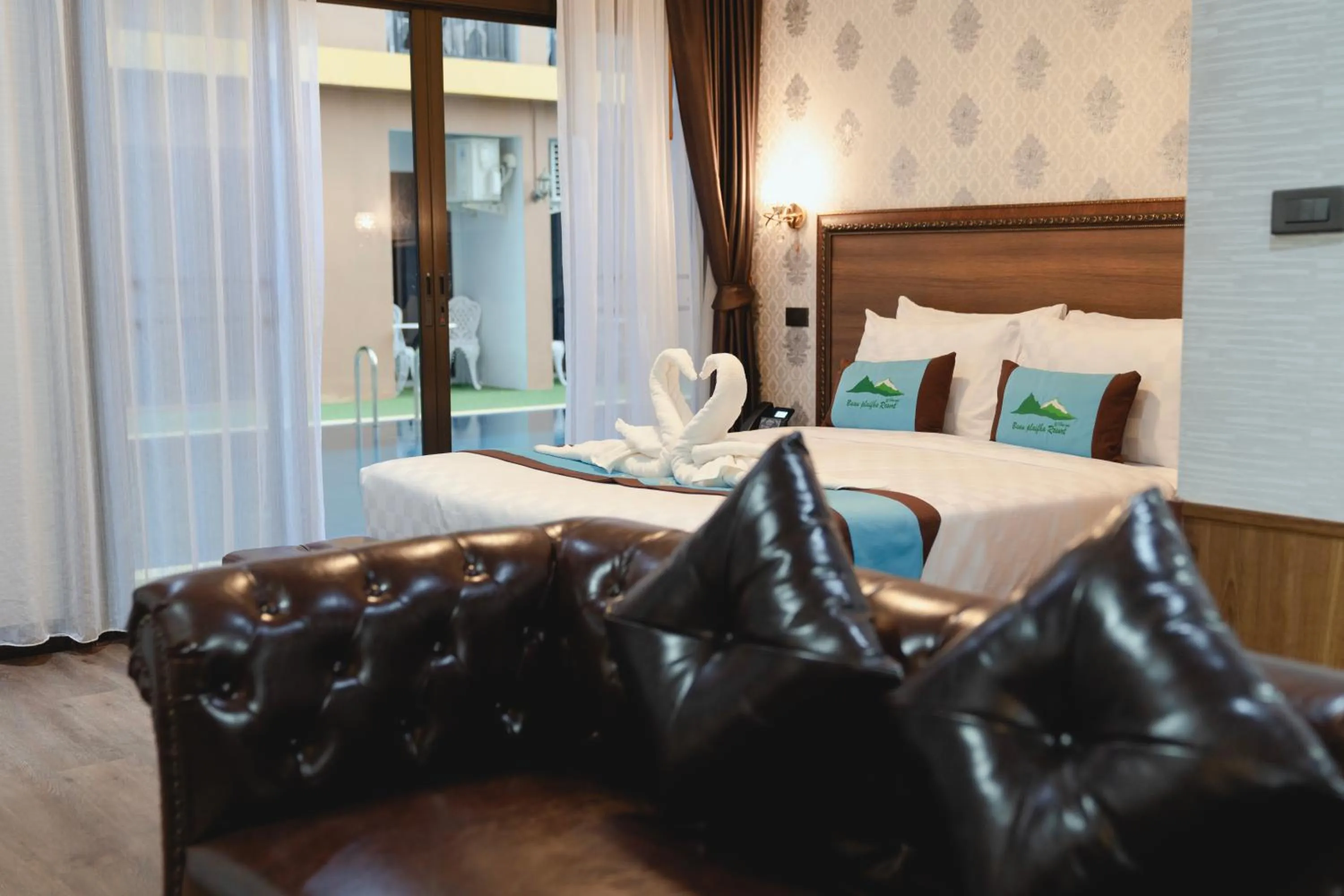 Bedroom, Bed in Baan Plaifah Khao Yai Hotel