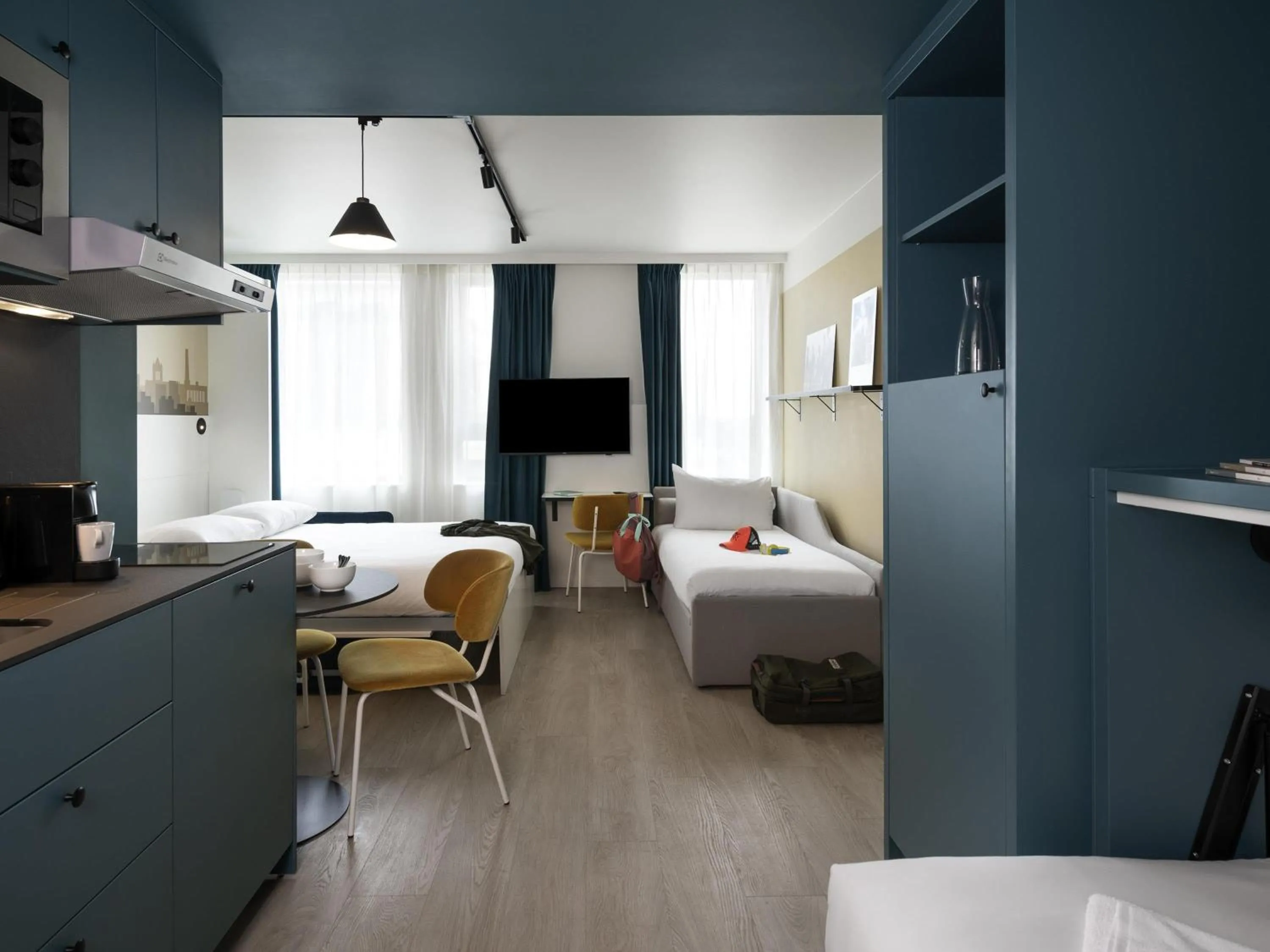 Bedroom, Bed in Adagio Access Gent Centrum Dampoort