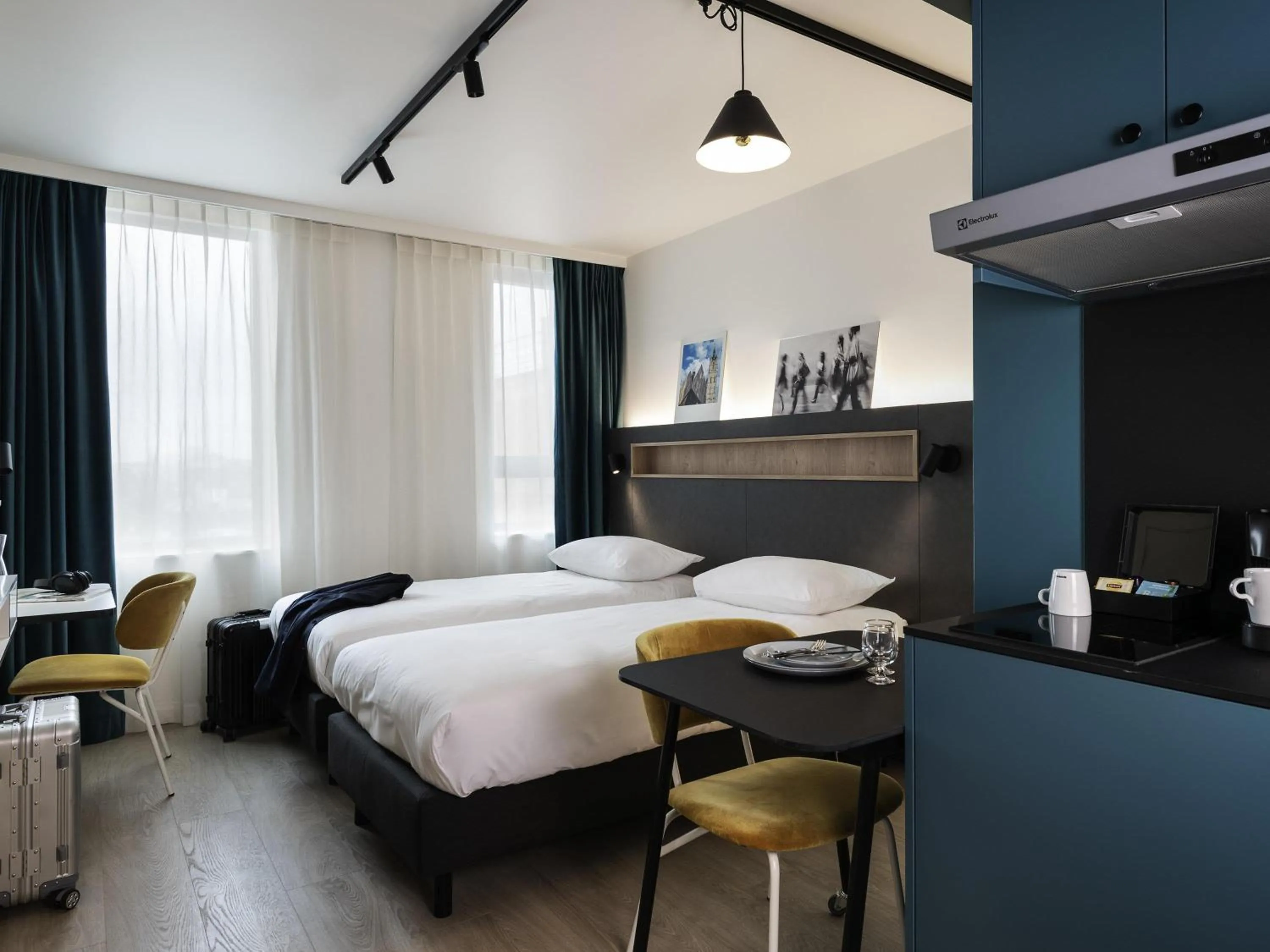 Bedroom, Bed in Adagio Access Gent Centrum Dampoort