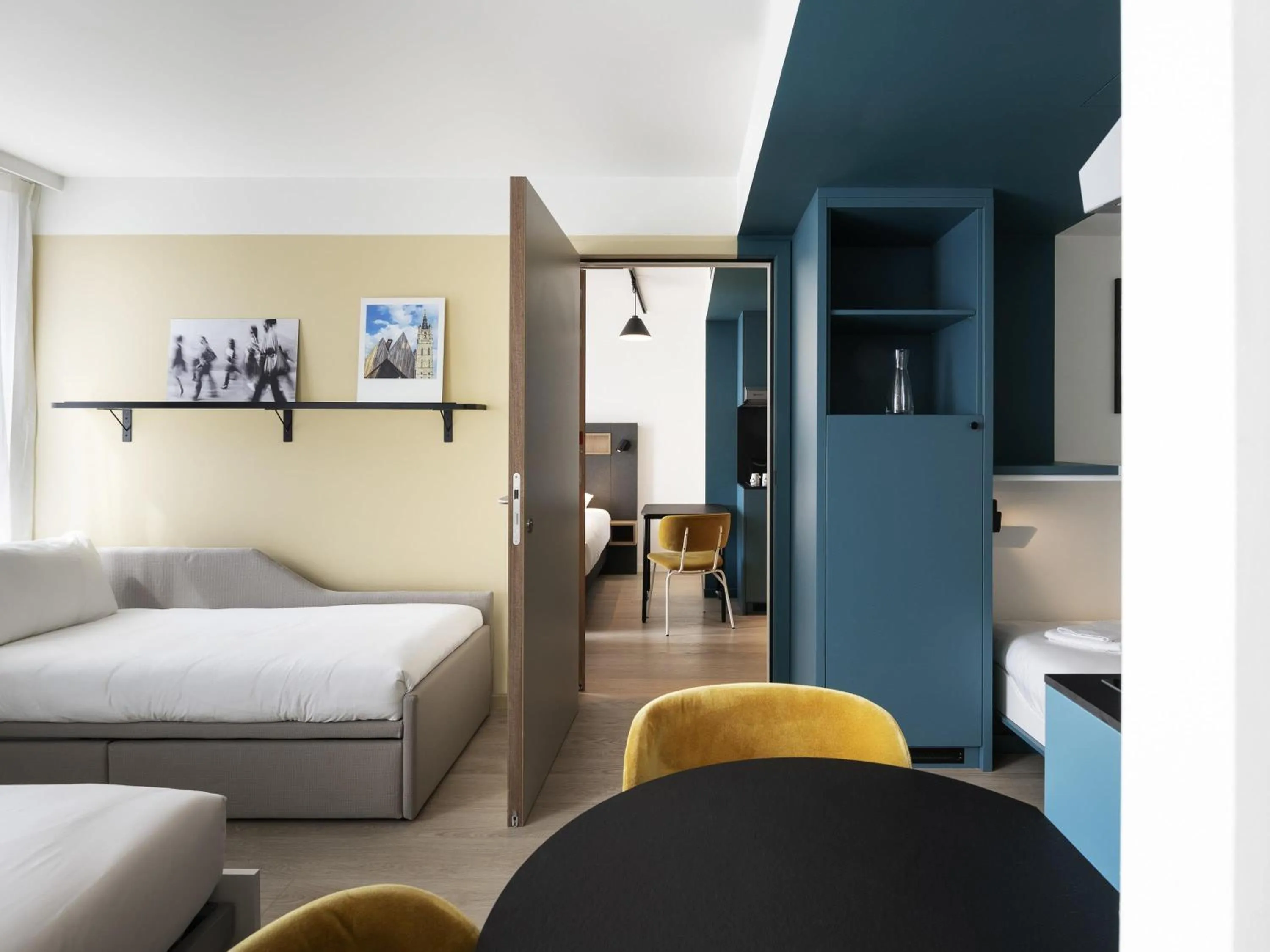 Bedroom, Bed in Adagio Access Gent Centrum Dampoort