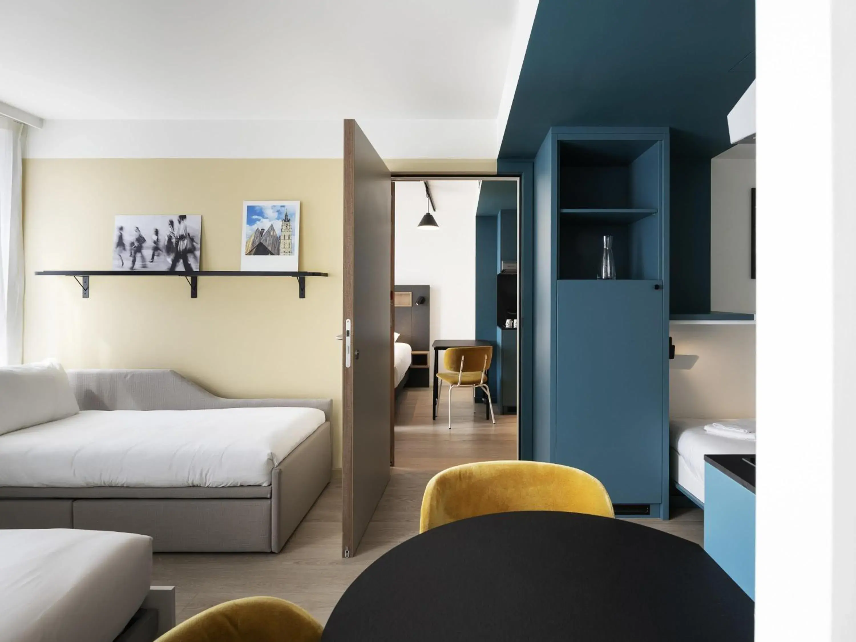 Bedroom, Bed in Adagio Access Gent Centrum Dampoort Bedroom, Bed in Adagio Access Gent Centrum Dampoort