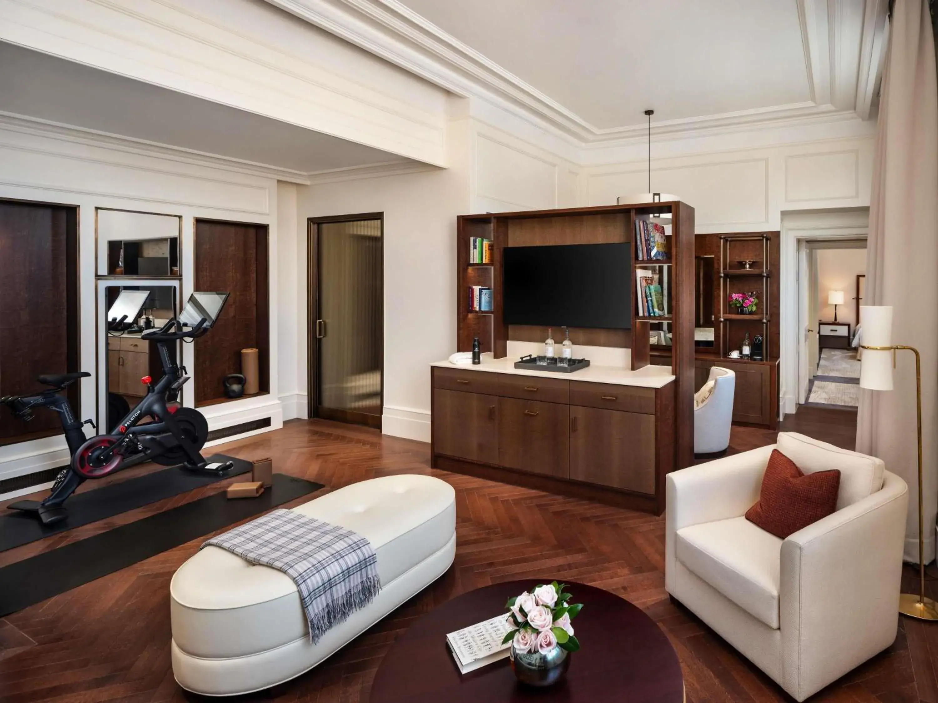 Bedroom in Raffles London at The OWO Bedroom in Raffles London at The OWO