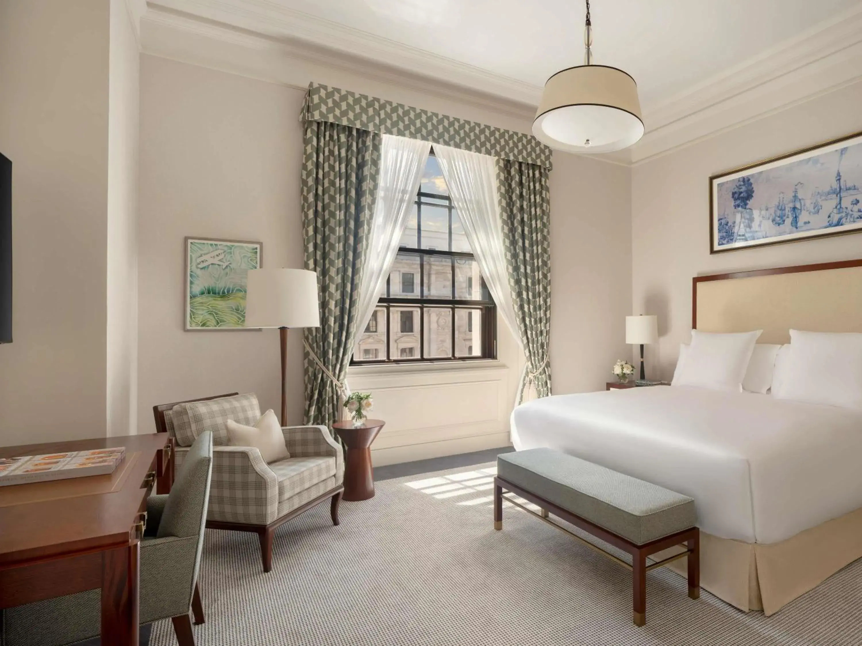 Bedroom, Bed in Raffles London at The OWO Bedroom, Bed in Raffles London at The OWO