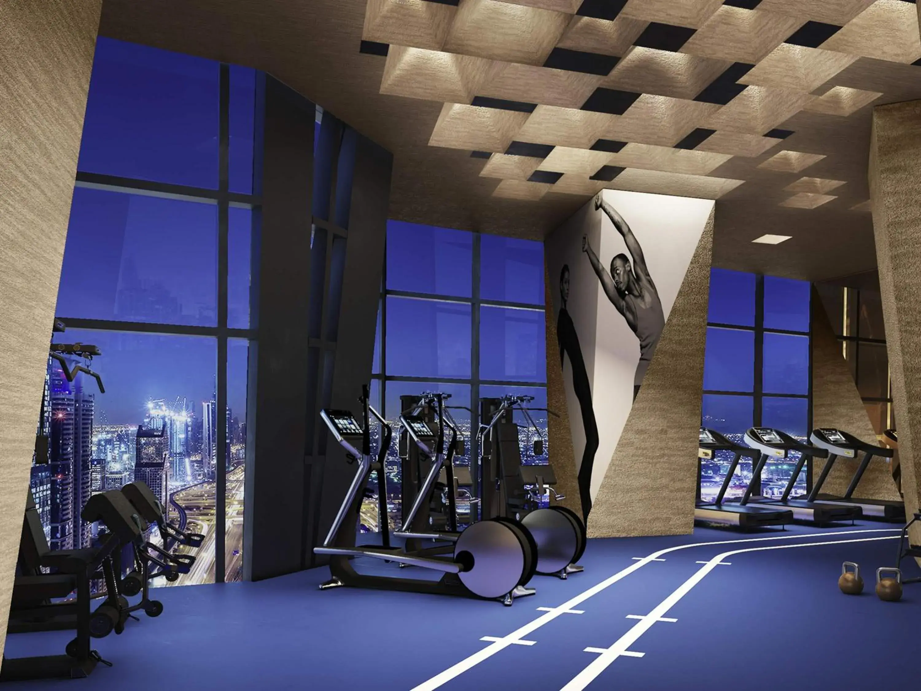 Fitness centre/facilities in SO/ Uptown Dubai Fitness centre/facilities in SO/ Uptown Dubai
