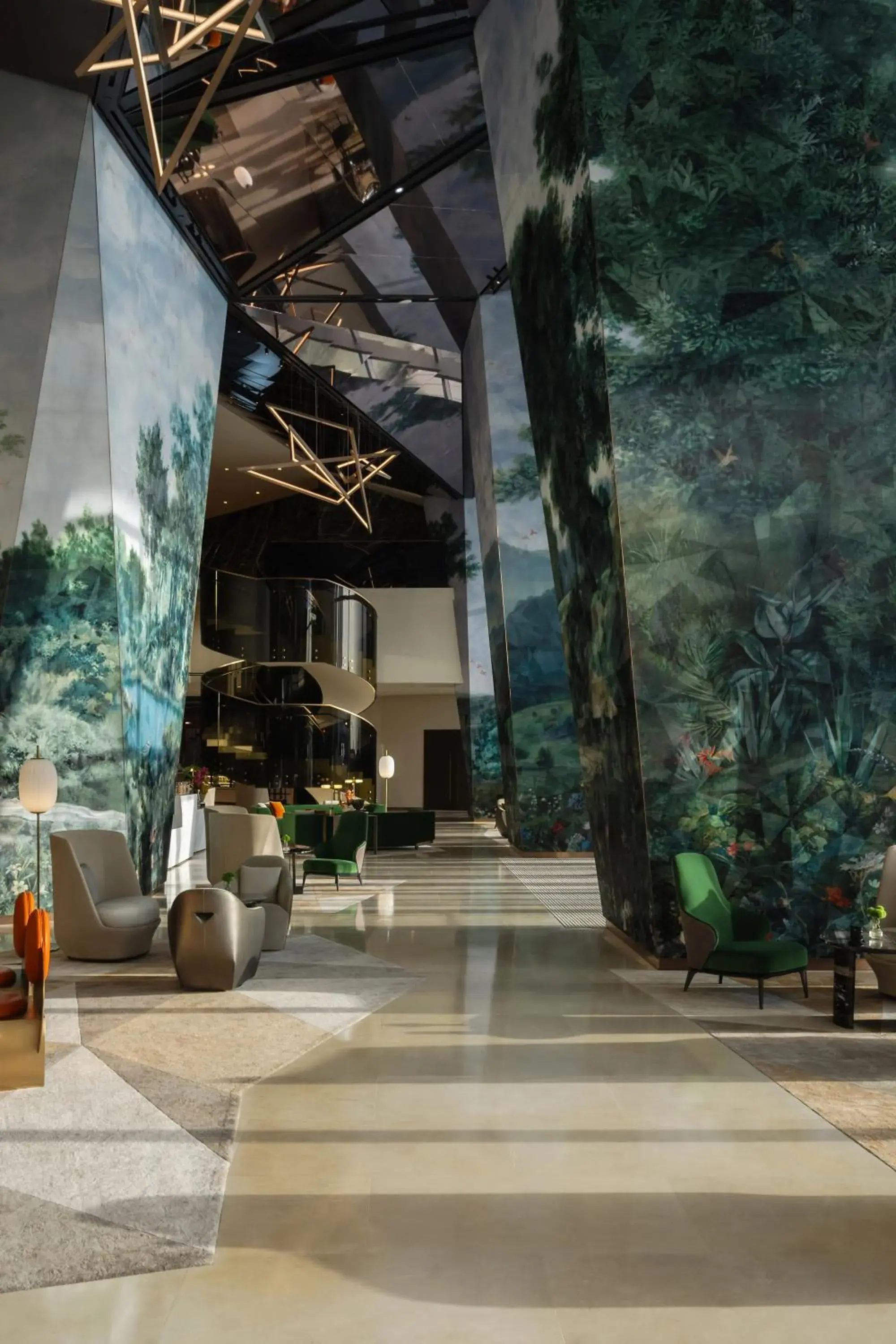 Lobby or reception in SO/ Uptown Dubai Lobby or reception in SO/ Uptown Dubai