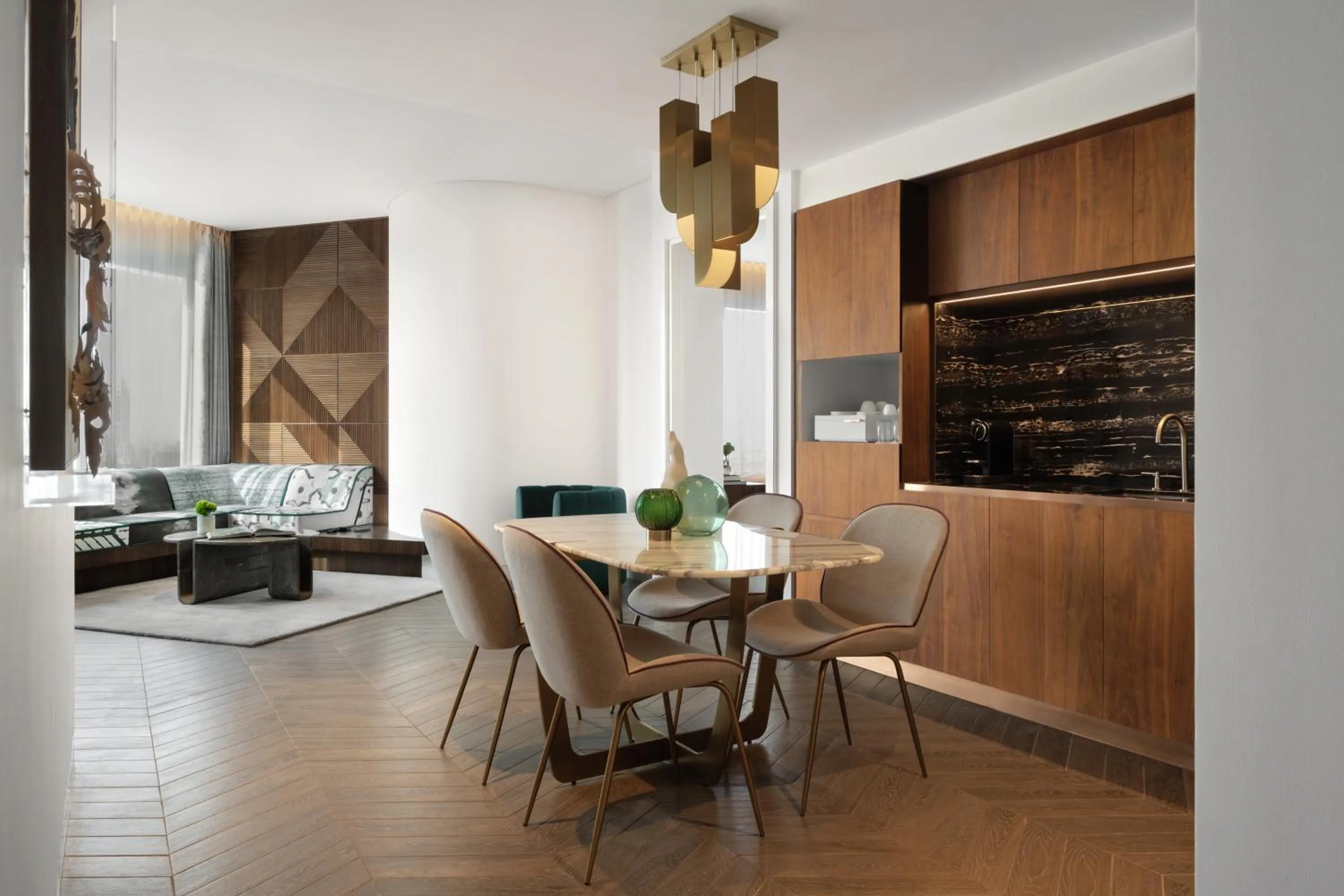 Living room in SO/ Uptown Dubai