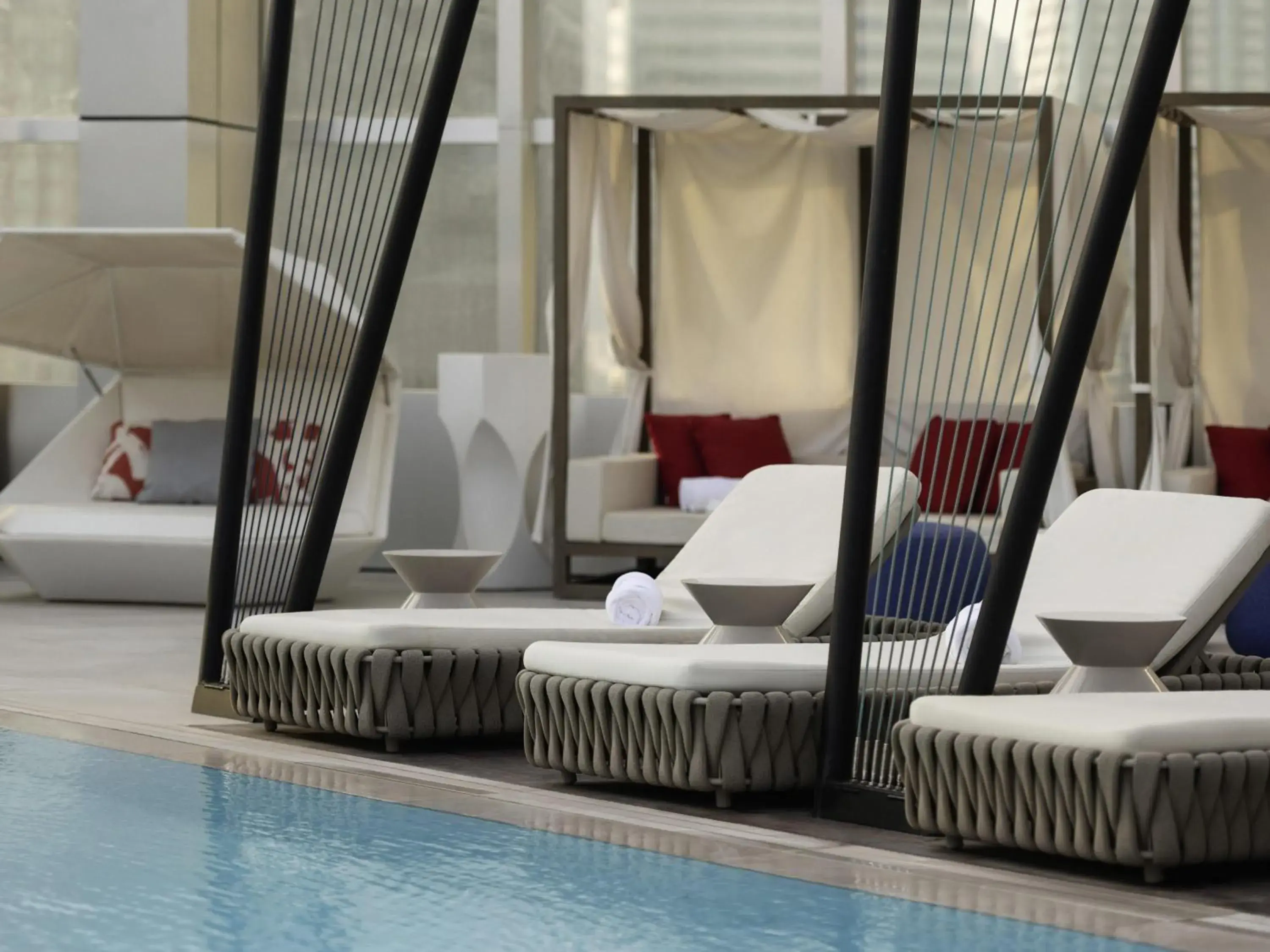 Pool view in SO/ Uptown Dubai Pool view in SO/ Uptown Dubai