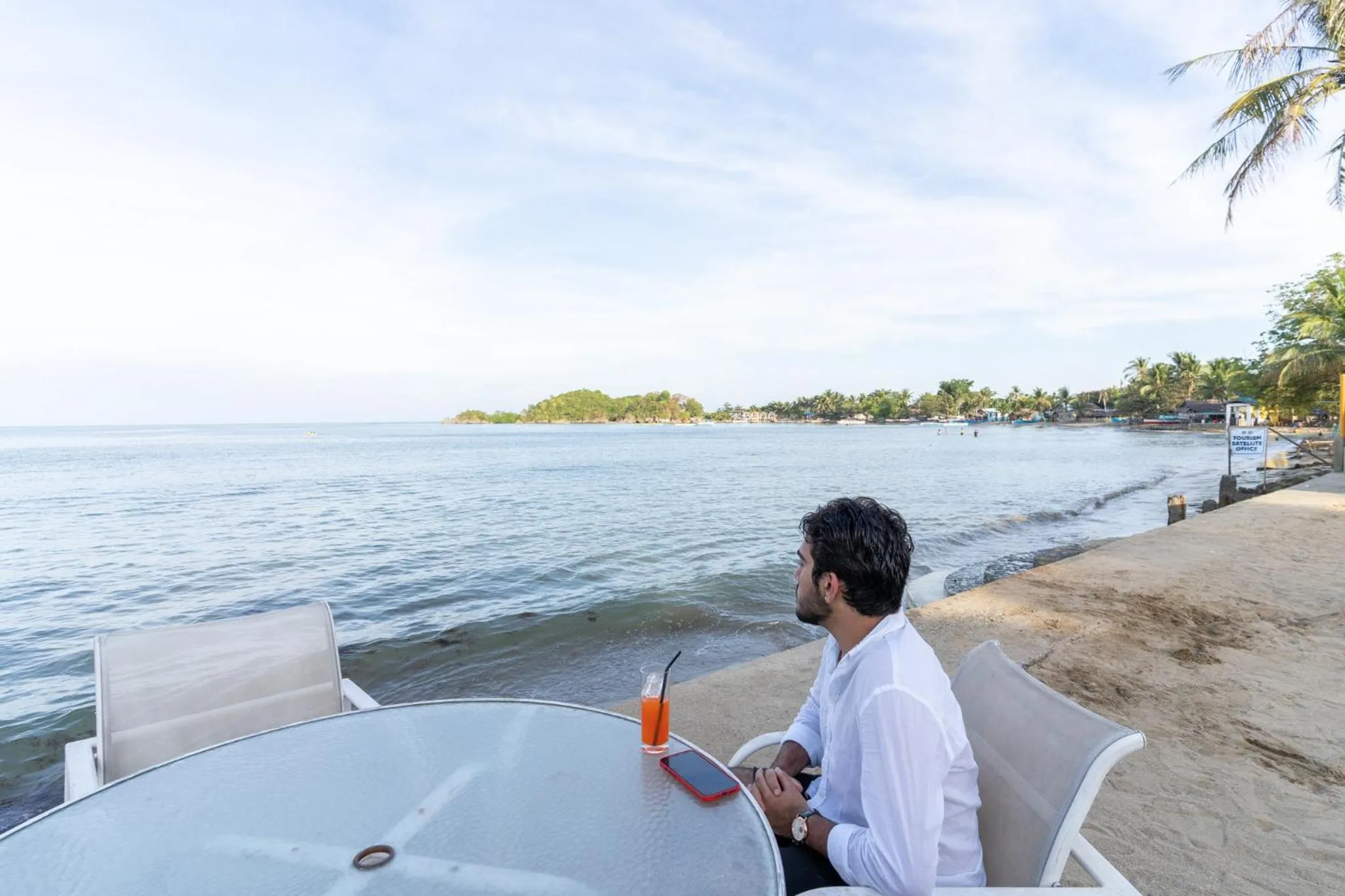 Natural landscape in Bamboo Paraiso Resort at Bolo Beach
