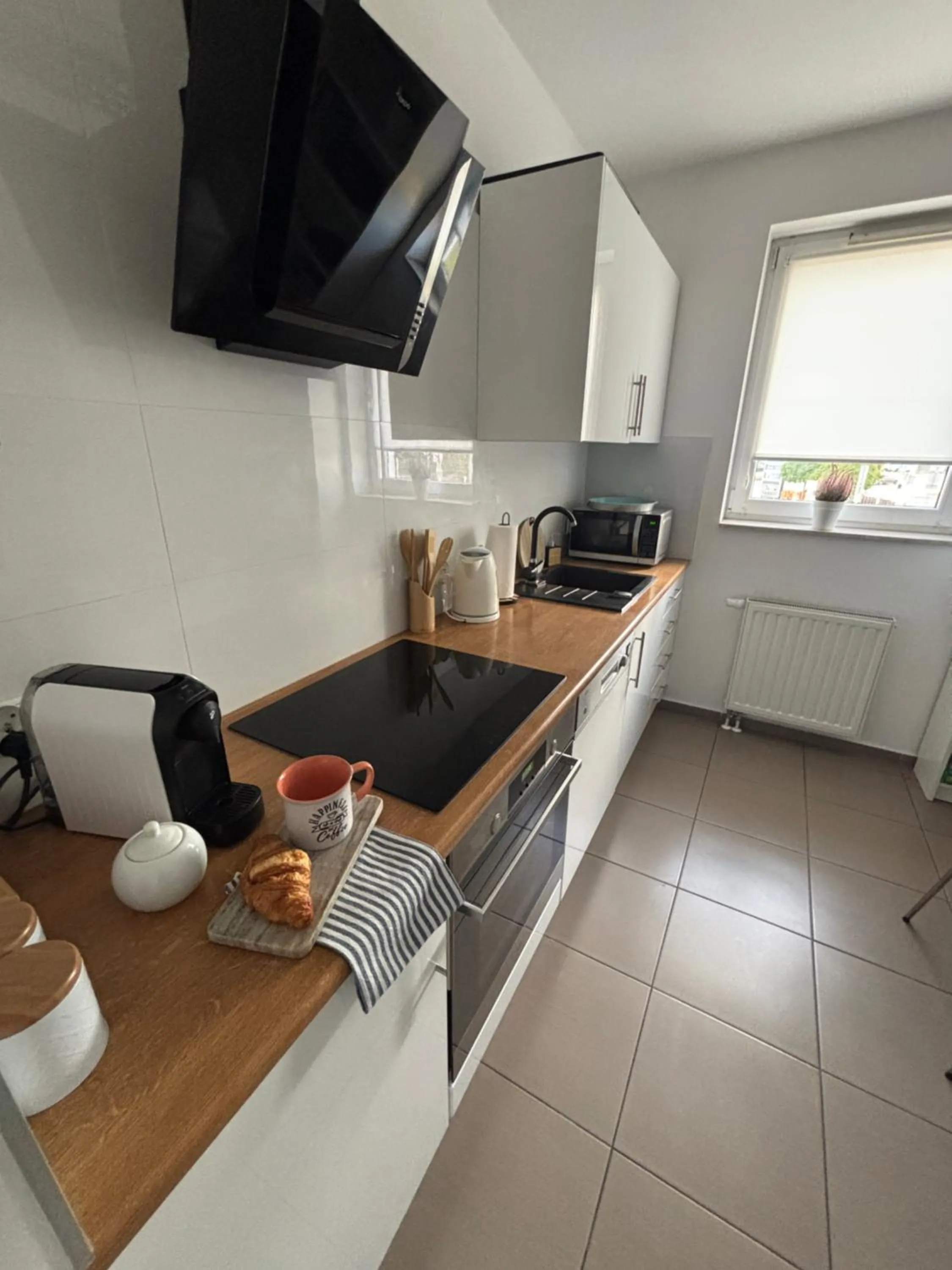 Kitchen or kitchenette in Apartament Kalina