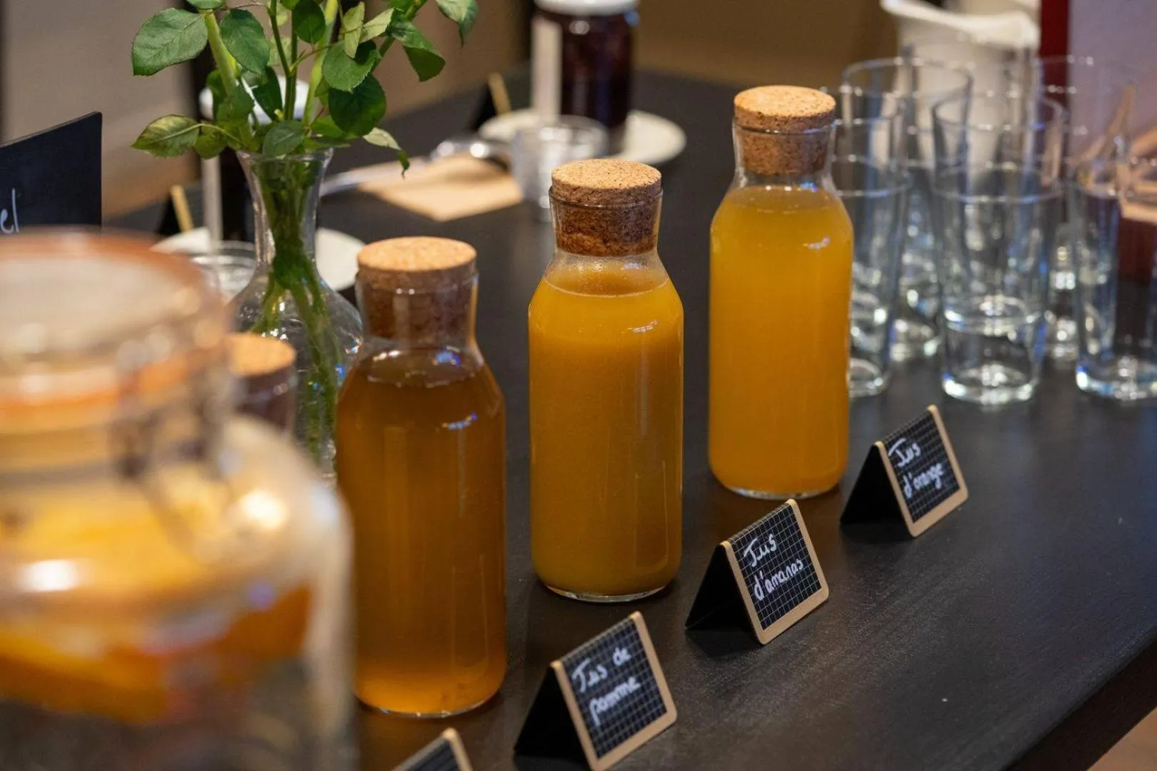 Food and drinks in Hôtel Restaurant Le Madame