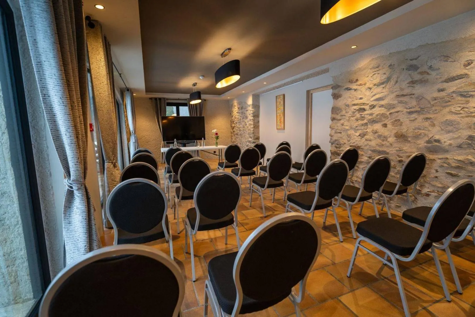 Living room in Hôtel Restaurant Le Madame