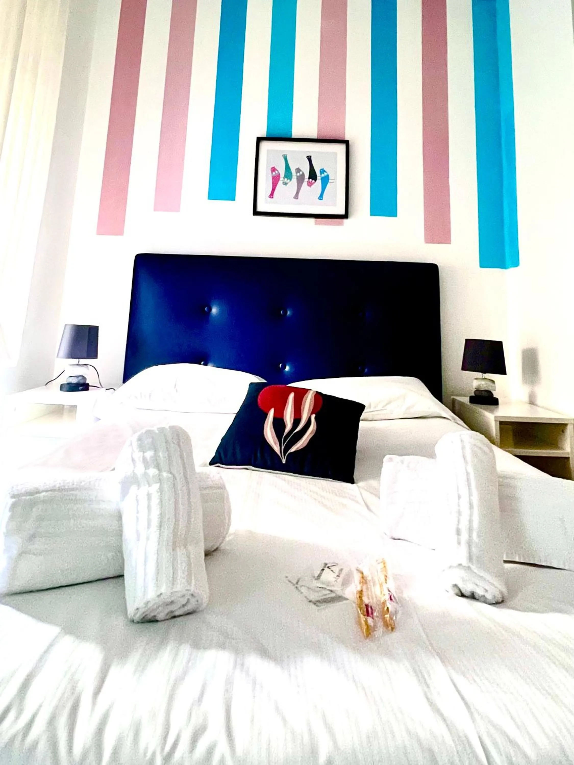 Bed in Mia House Roma