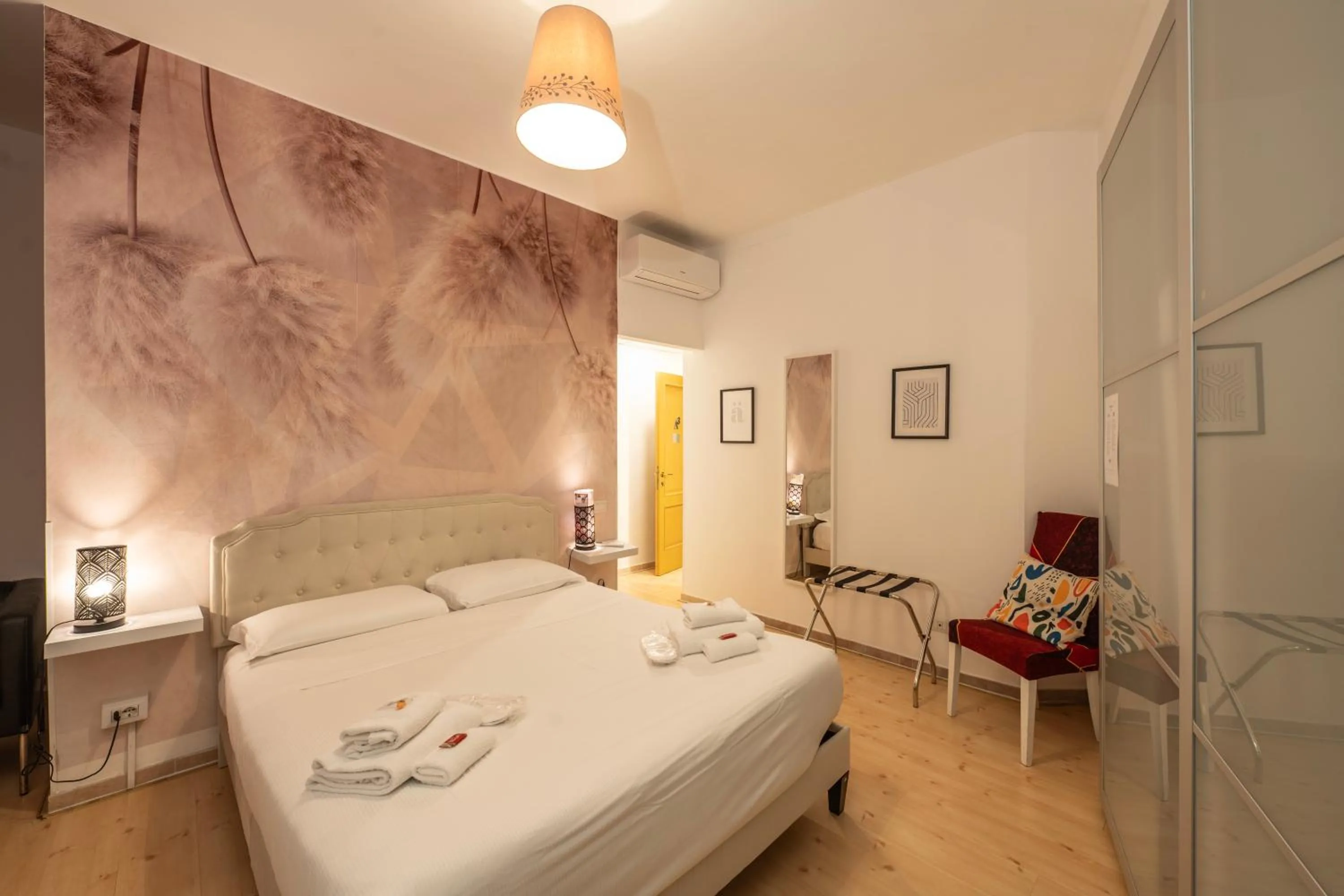 Bed in Mia House Roma