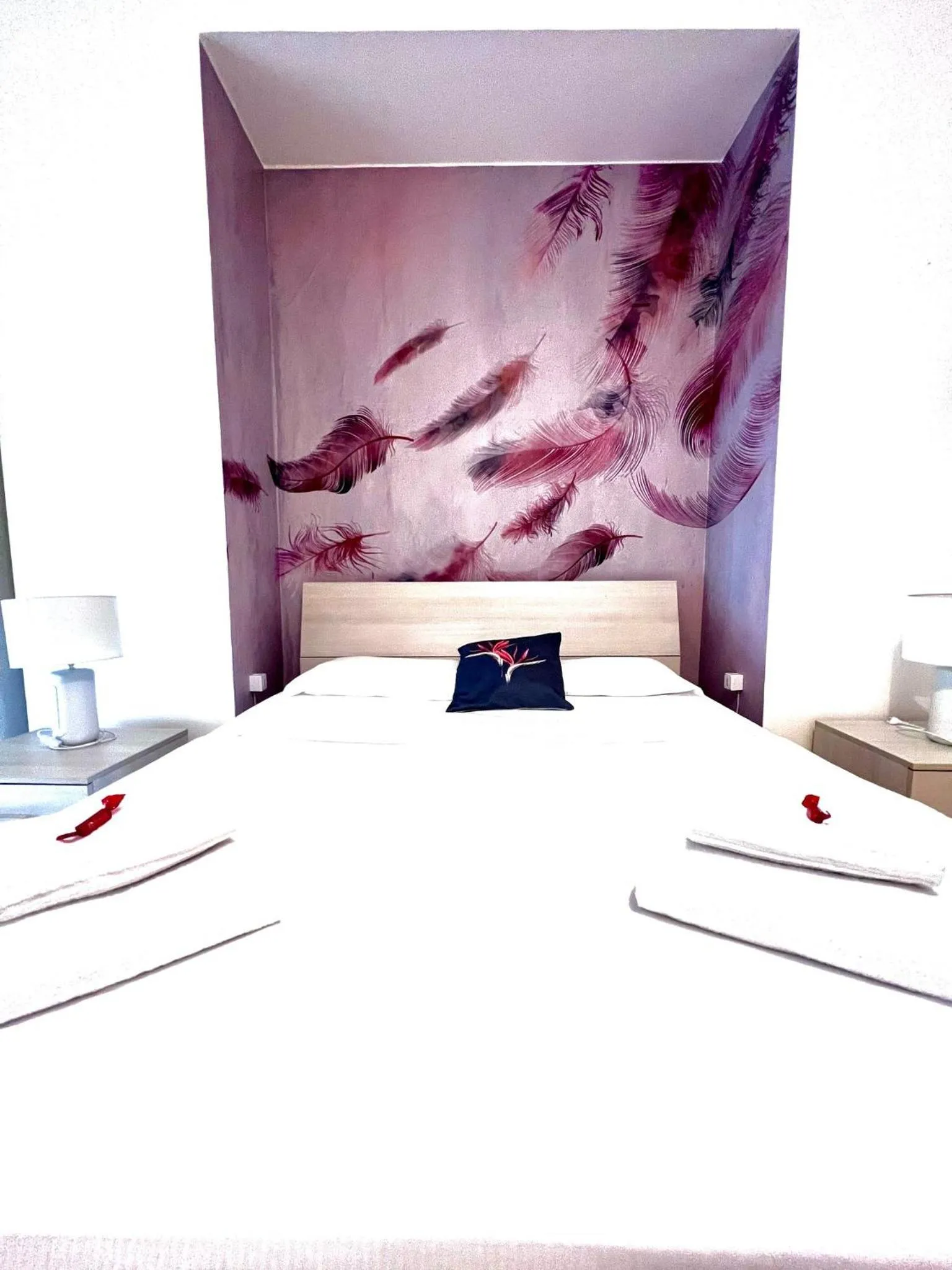Bed in Mia House Roma