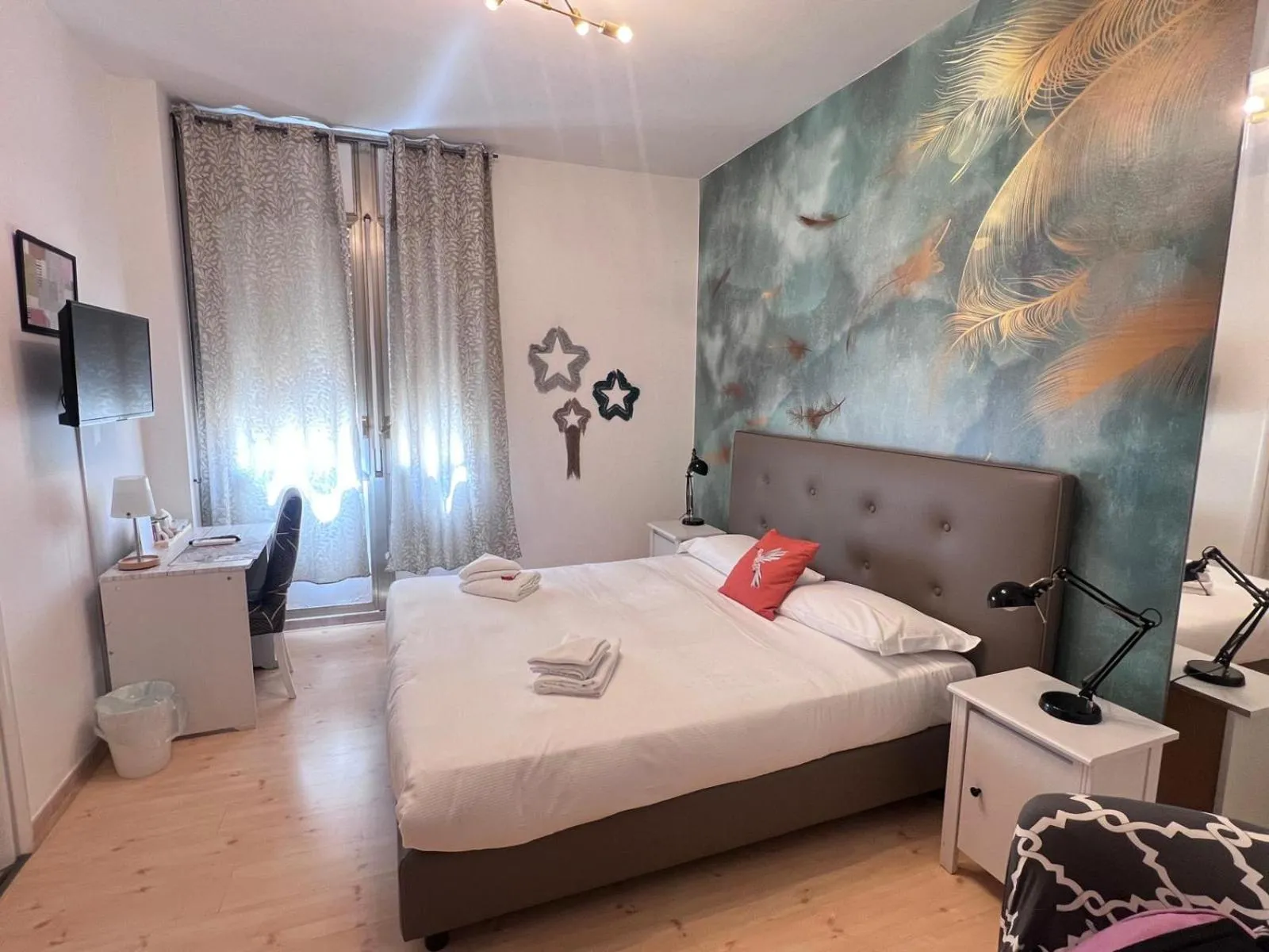 Bed in Mia House Roma