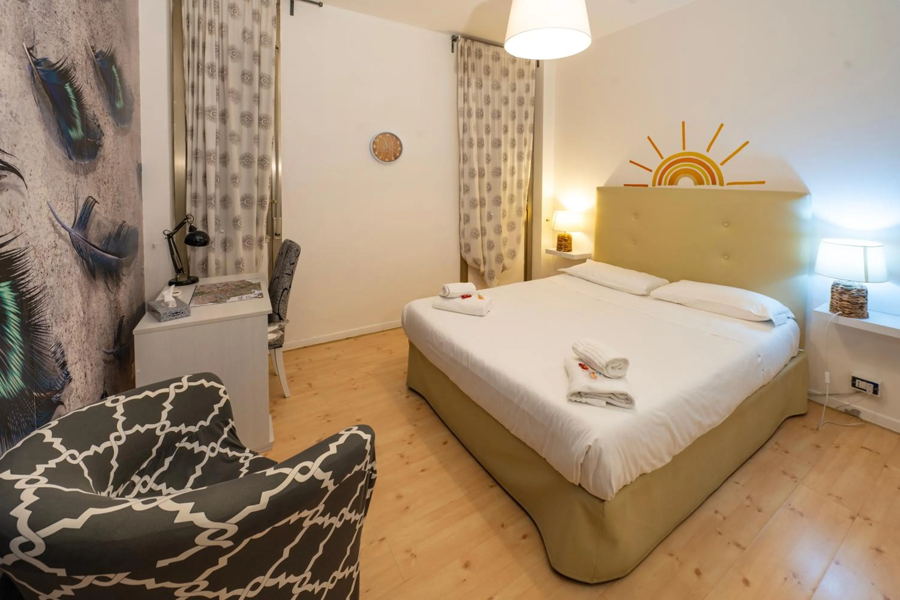 Bed in Mia House Roma