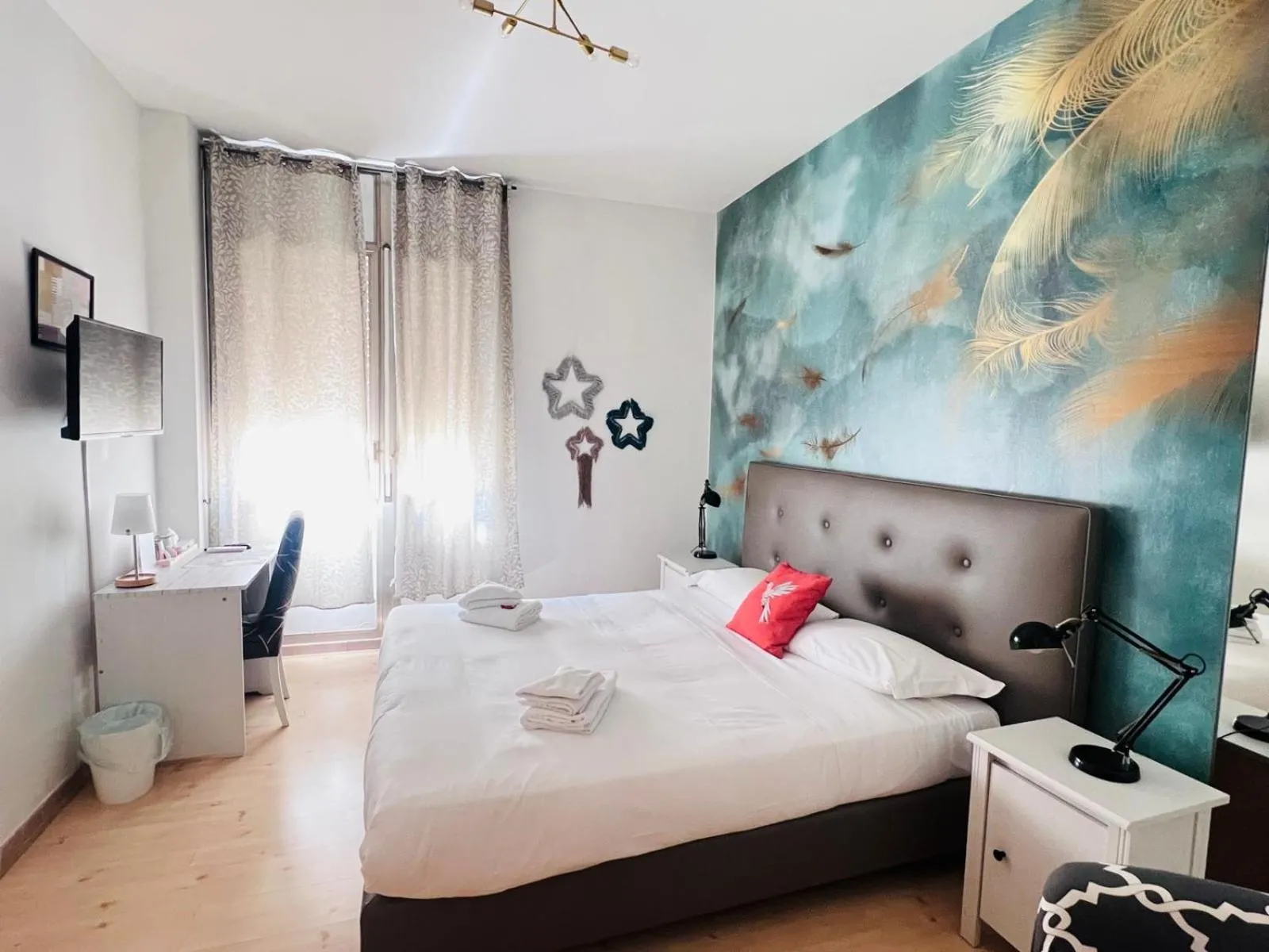 Bed in Mia House Roma
